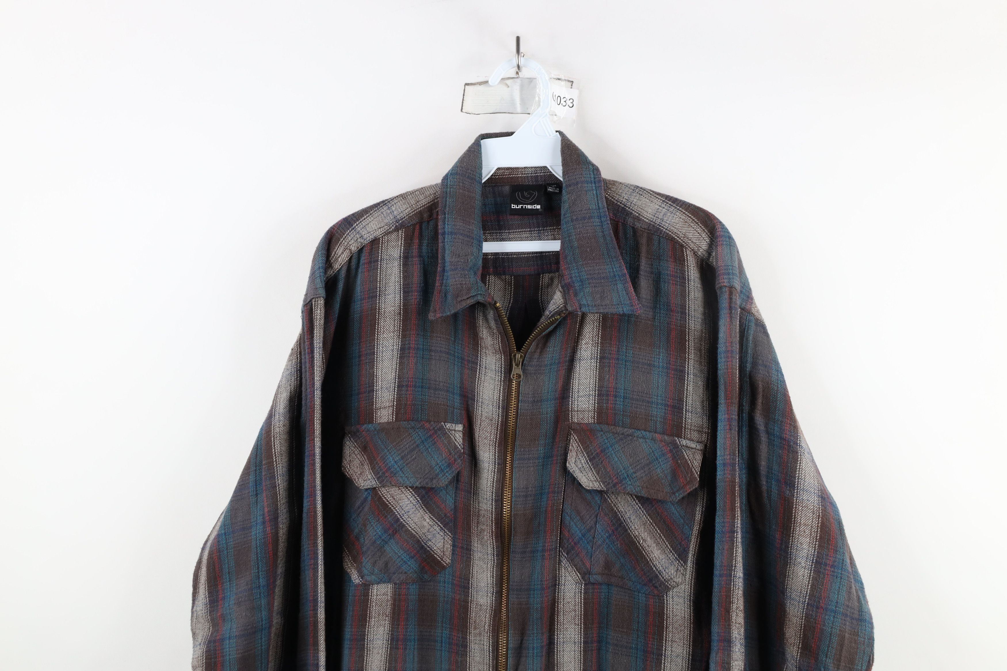 Vintage Vintage 90s Y2K Burnside Surfing Full Zip Shirt Jacket Size US L / EU 52-54 / 3 - 2 Thumbnail