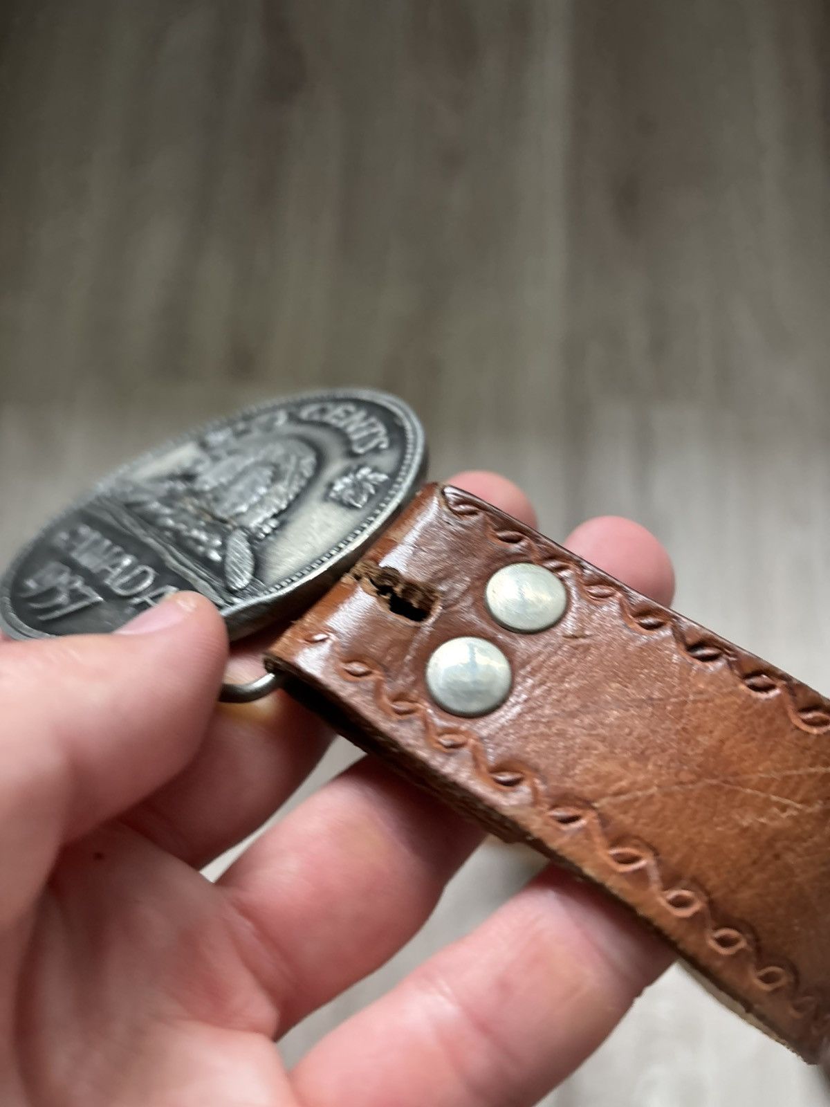 Other Jimm Watson 1977 – Canada 5 Cents 1937 Beaver Belt Buckle Size ONE SIZE - 23 Thumbnail