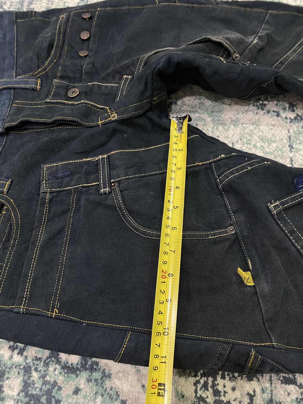 20471120 20471120 PAPER “Recycouture” Reconstructed Denim Size US 35 - 14 Thumbnail