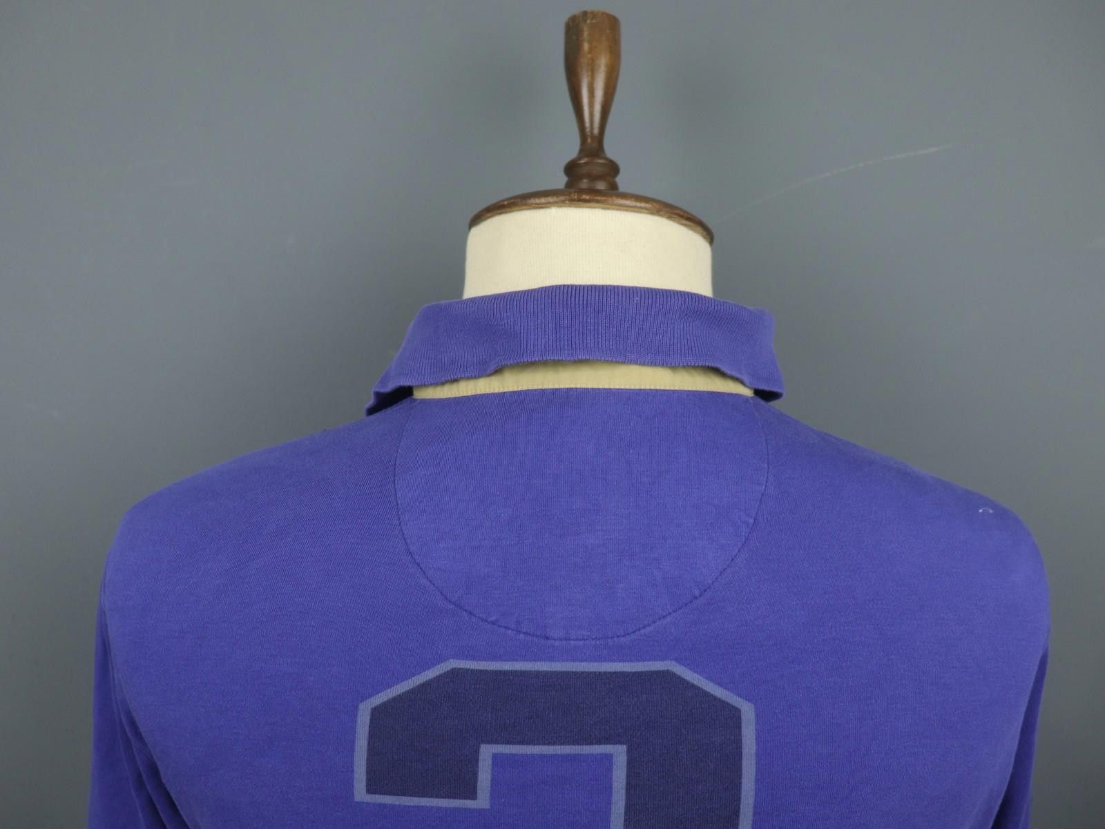 La Martina LA MARTINA Purple Cotton Collared Popover Polo Shirt Size L Size US L / EU 52-54 / 3 - 11 Thumbnail