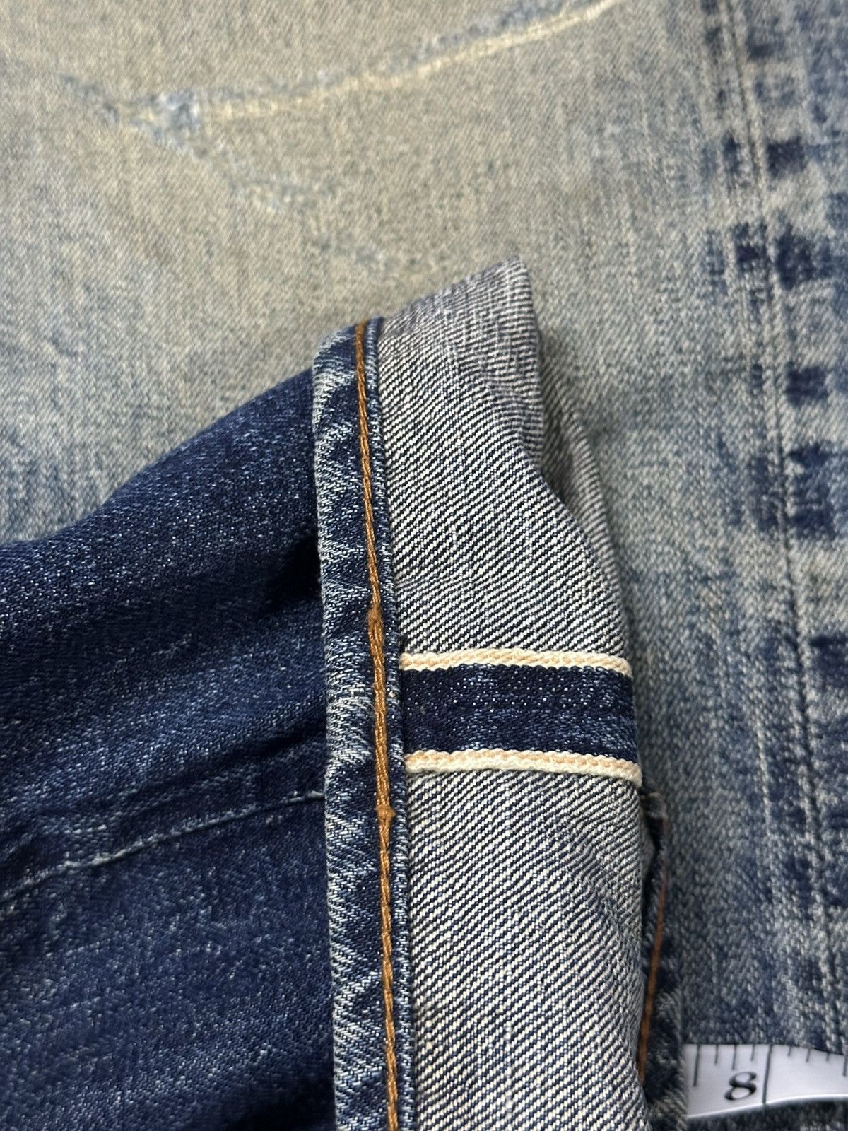 Denime Distress Vintage Denim Selvedge . Size US 32 / EU 48 - 9 Thumbnail