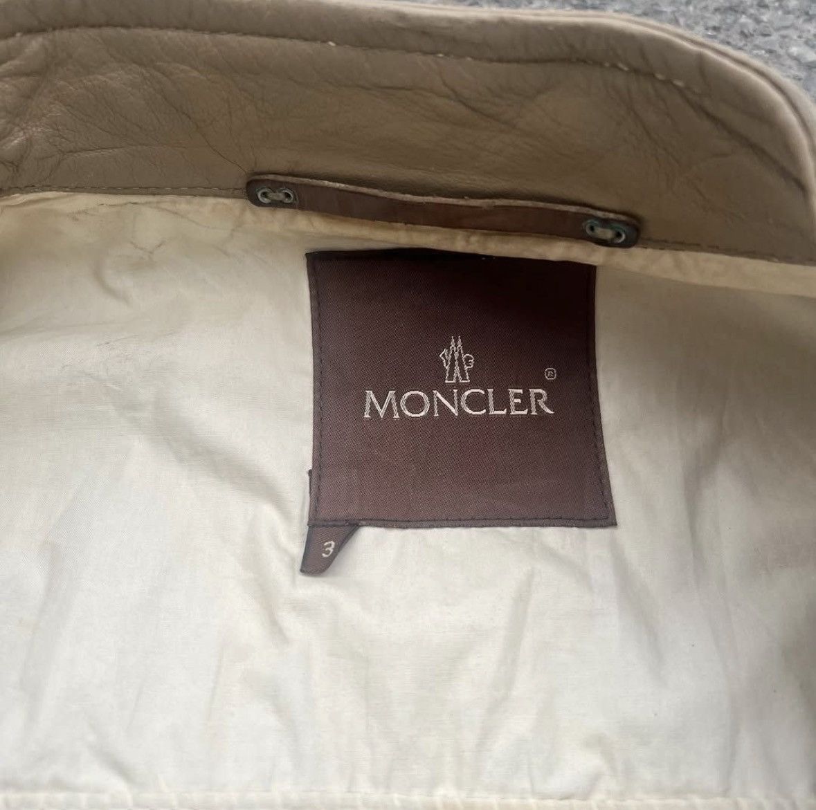 Moncler Moncler Leather Jacket Size US L / EU 52-54 / 3 - 10 Thumbnail