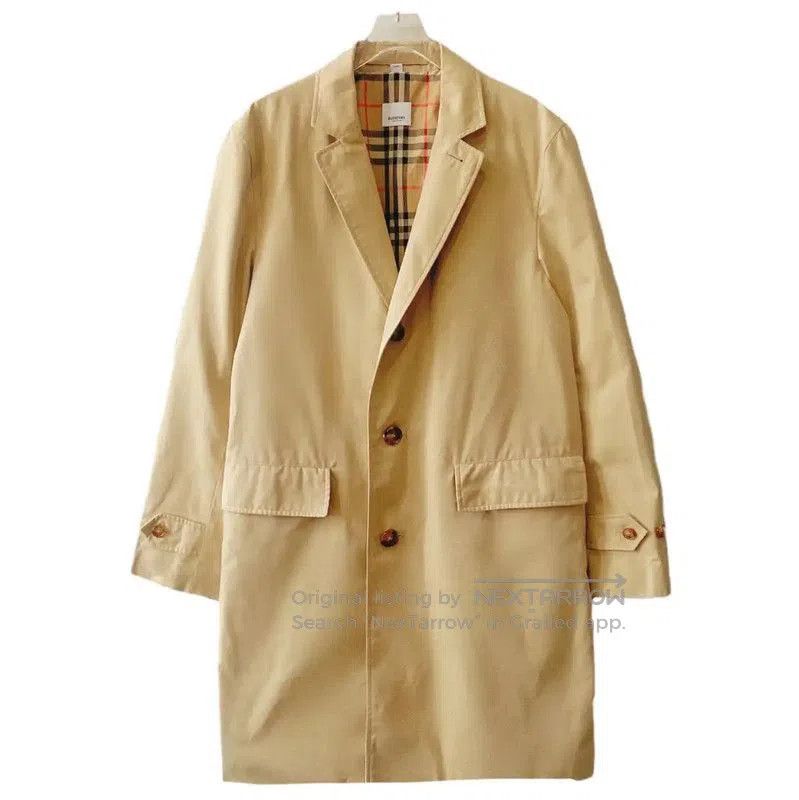 Burberry Burberry Women's Khaki Cotton Trench Coat. Size L / US 10 / IT 46 - 1 Thumbnail