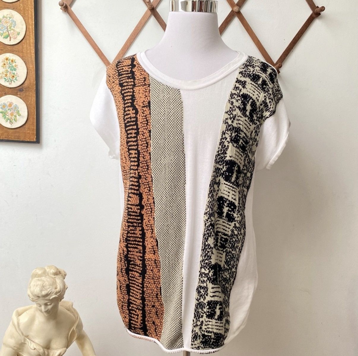 Roberto Cavalli Roberto Cavalli Avantgarde Knit T Shirt Medium Size US M / EU 48-50 / 2 - 1 Thumbnail