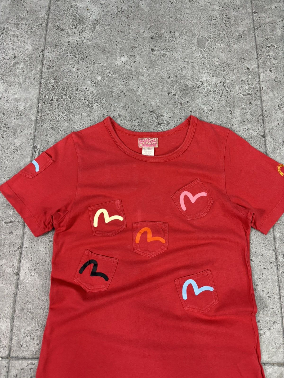 Evisu Japan Multipocket Cropped T-Shirt Evisu Donna Y2K Size S / US 4 / IT 40 - 4 Thumbnail