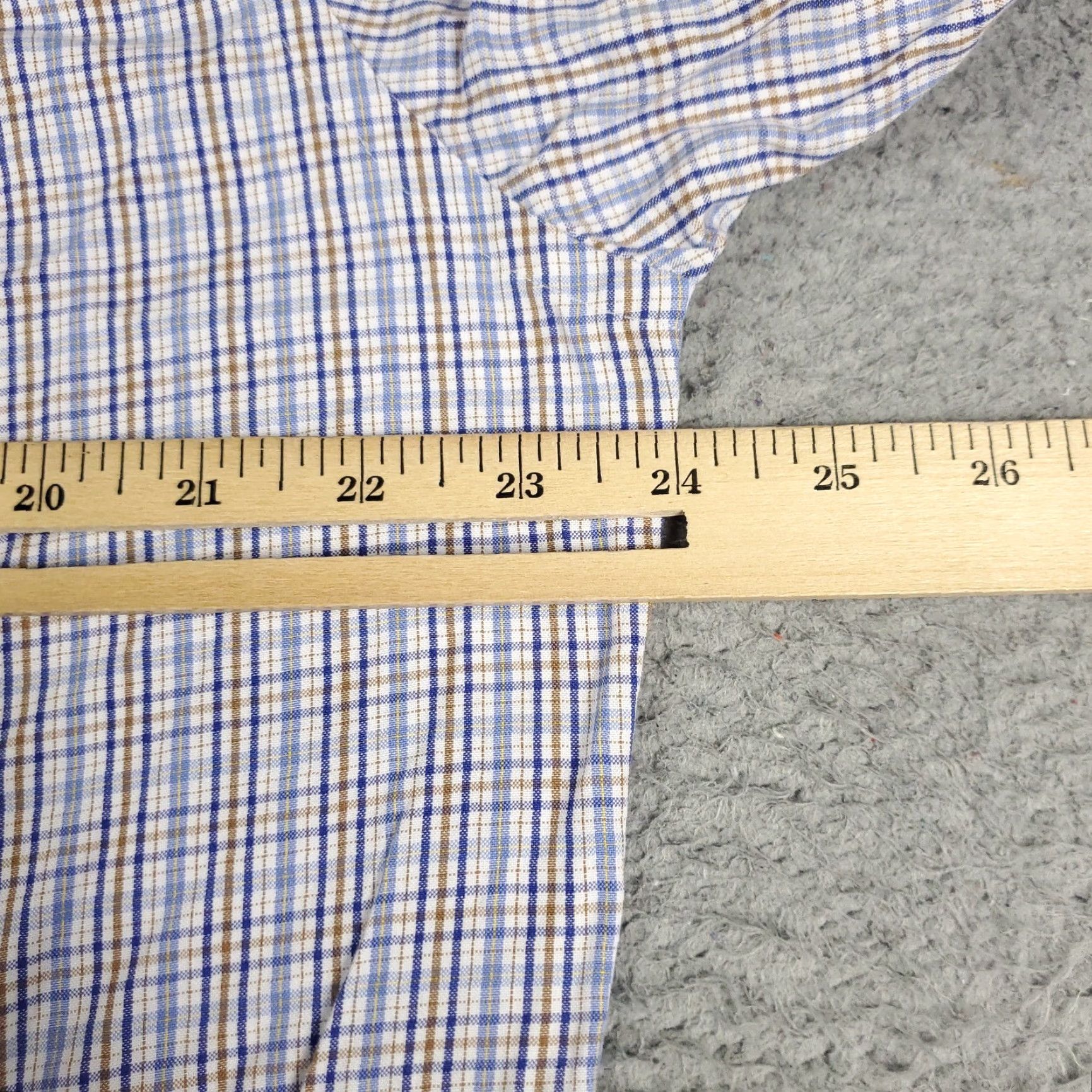 David Donahue David Donahue Shirt Large Blue Red Plaid Long Sleeve Button Up Mens Size US L / EU 52-54 / 3 - 5 Thumbnail