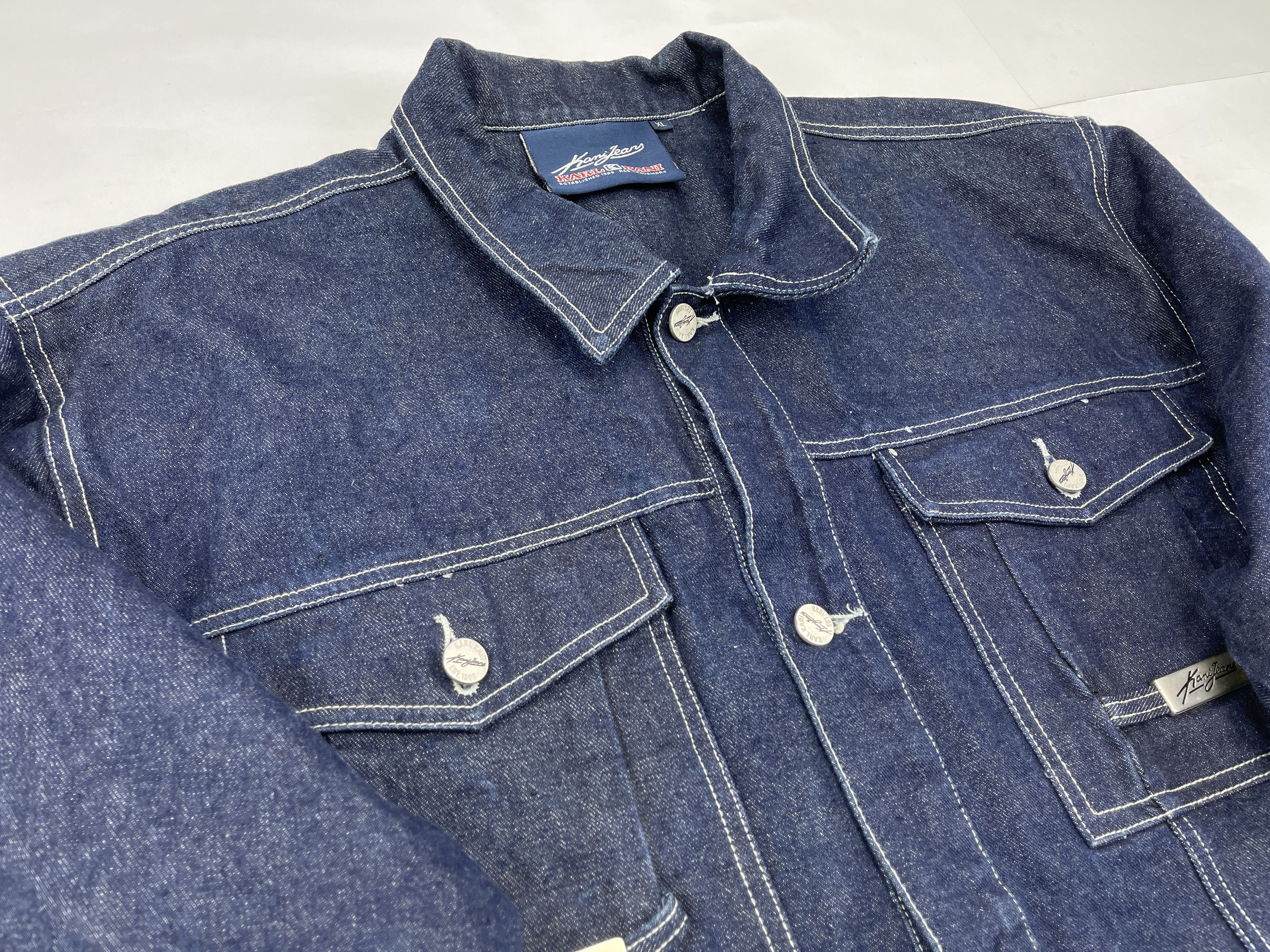Karl Kani Karl Kani jacket, blue, vintage Kani denim jacket, 90s XL Size US XL / EU 56 / 4 - 5 Thumbnail