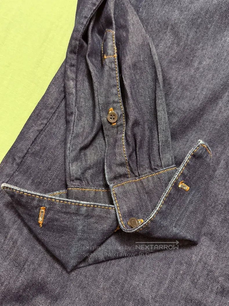 Dries Van Noten Dries Van Noten Denim Bow Shirt Size US XS / EU 42 / 0 - 2 Thumbnail