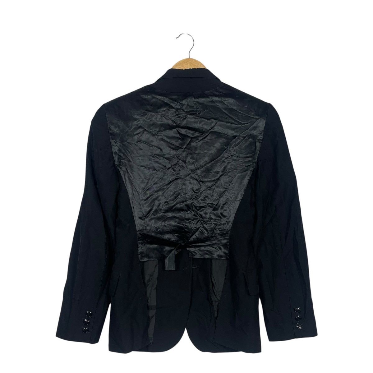 Jean Paul Gaultier Vintage Jean Paul Gaultier Femme Black Cropped Back Panel Size S / US 4 / IT 40 - 5 Thumbnail