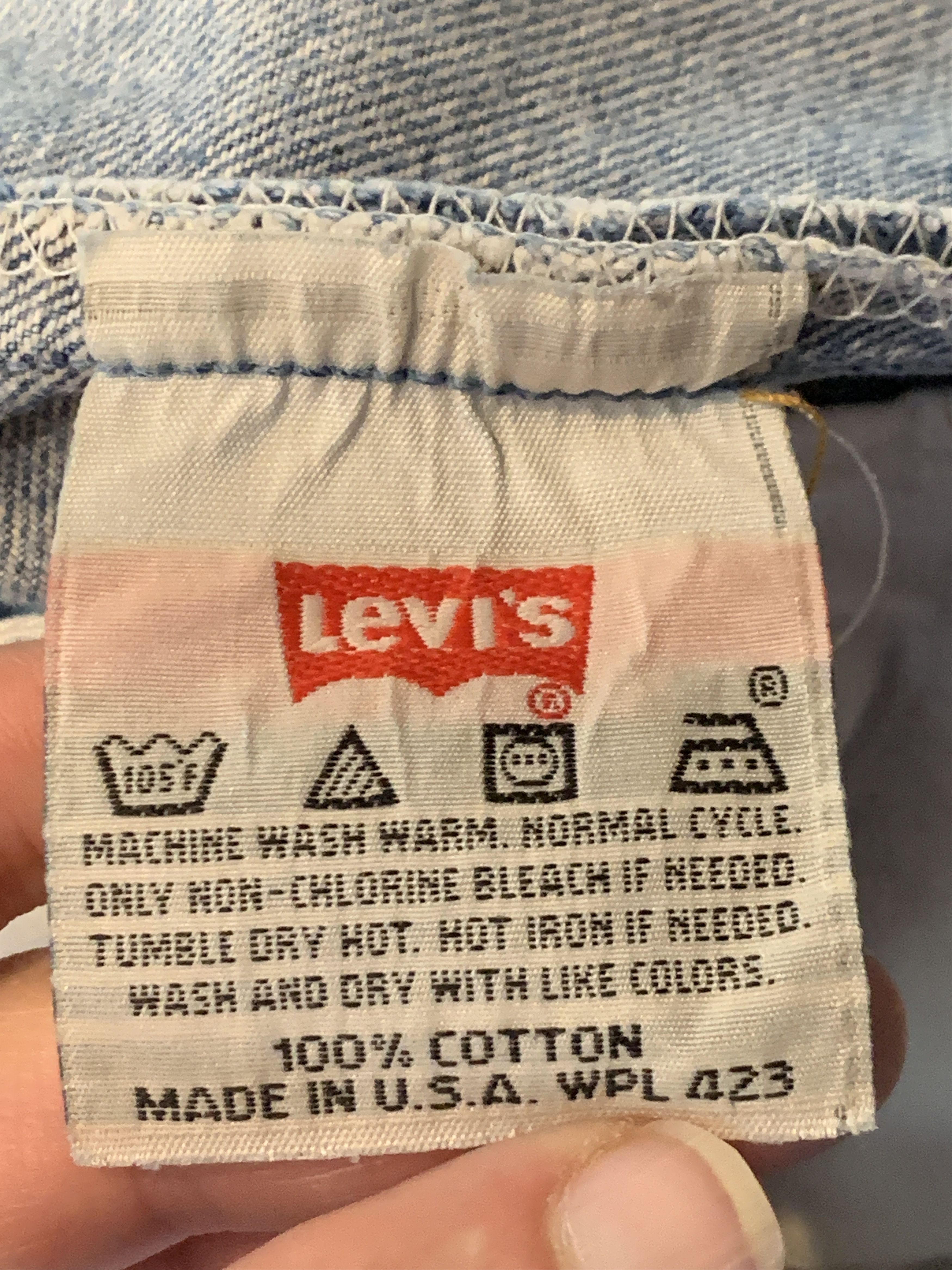 Levi's *RARE* Vintage 90’s Levi’s USA-Made 501 Denim Faded Jeans 32 Size US 32 / EU 48 - 10 Thumbnail