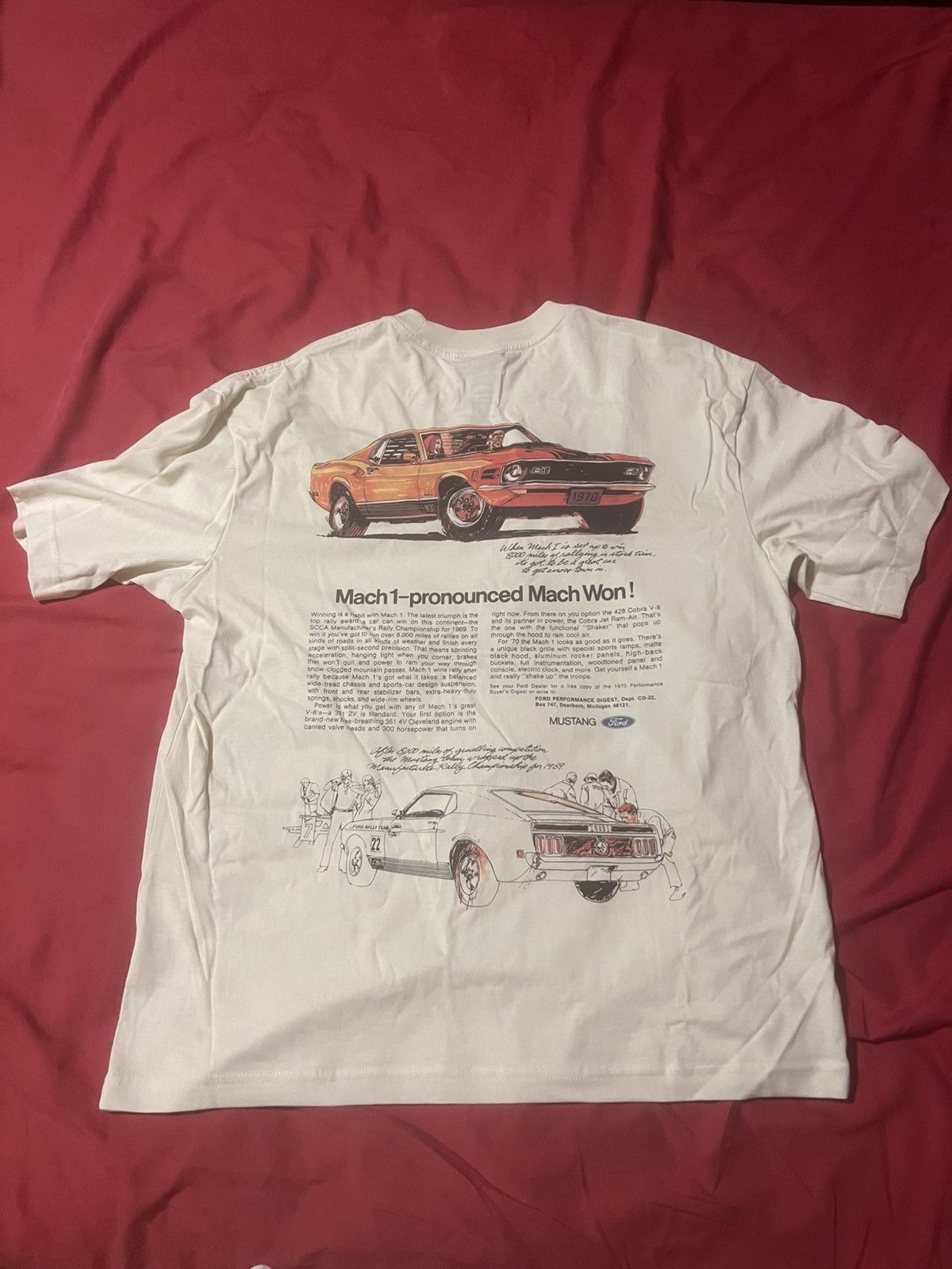 H&M H&M Mustang 1970 Loose Fit T-Shirt Size US M / EU 48-50 / 2 - 2 Thumbnail