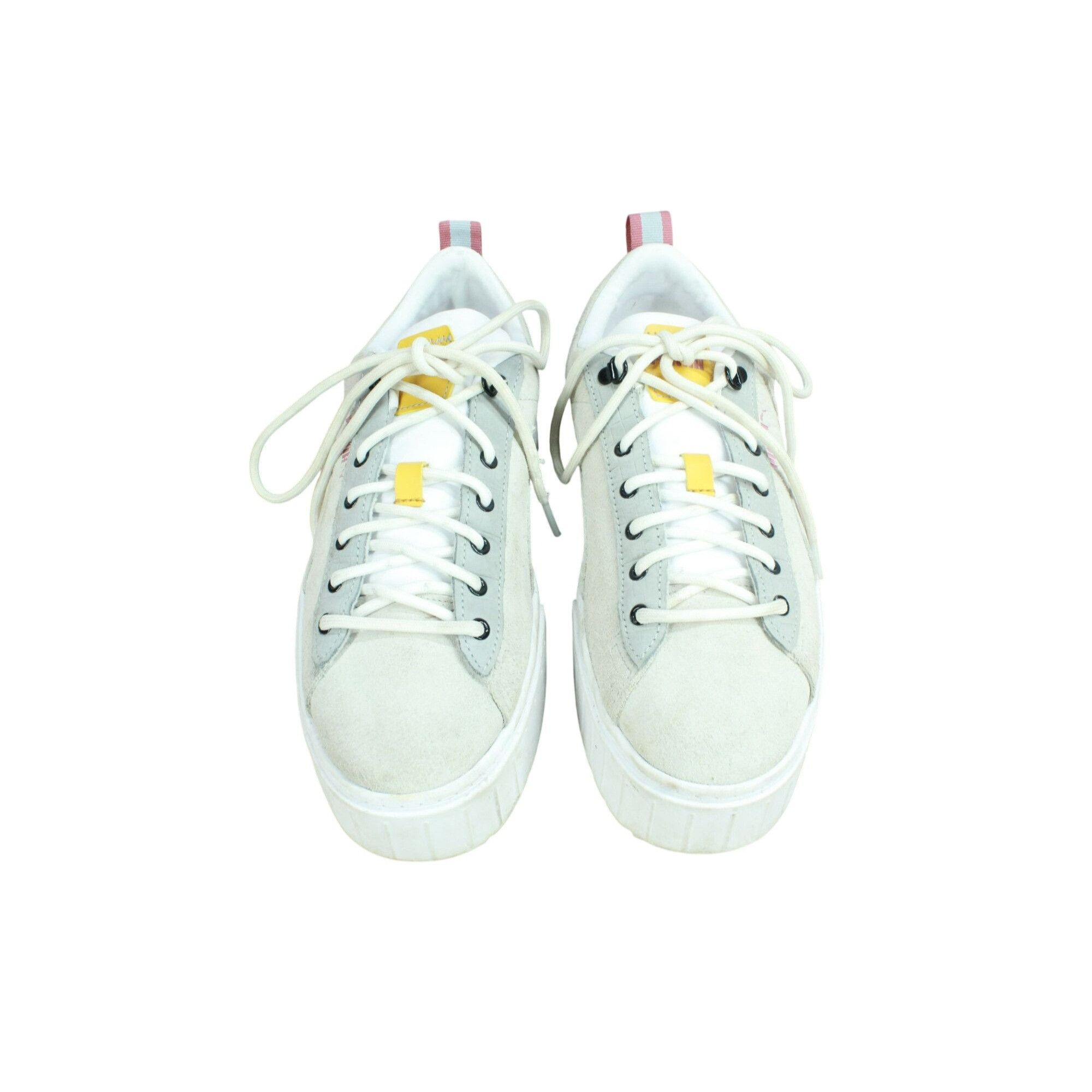 Puma Puma Mayze Women's Cream Suede Bright Heights Sneakers Size US 9.5 / IT 39.5 - 5 Thumbnail