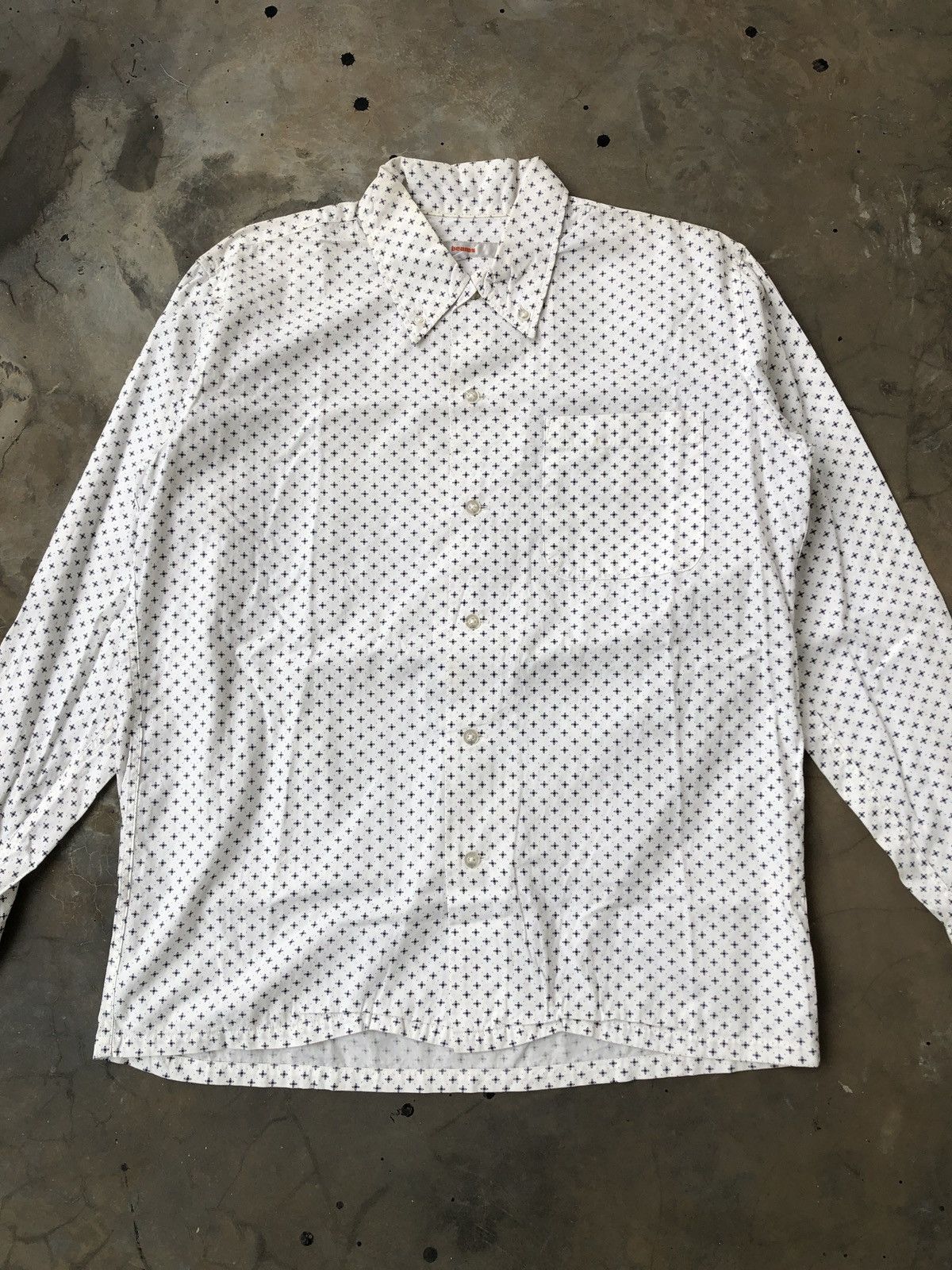 Beams Plus Beams Classic Shirt Pattern Printed Long Sleeve Button Up Size US S / EU 44-46 / 1 - 3 Thumbnail