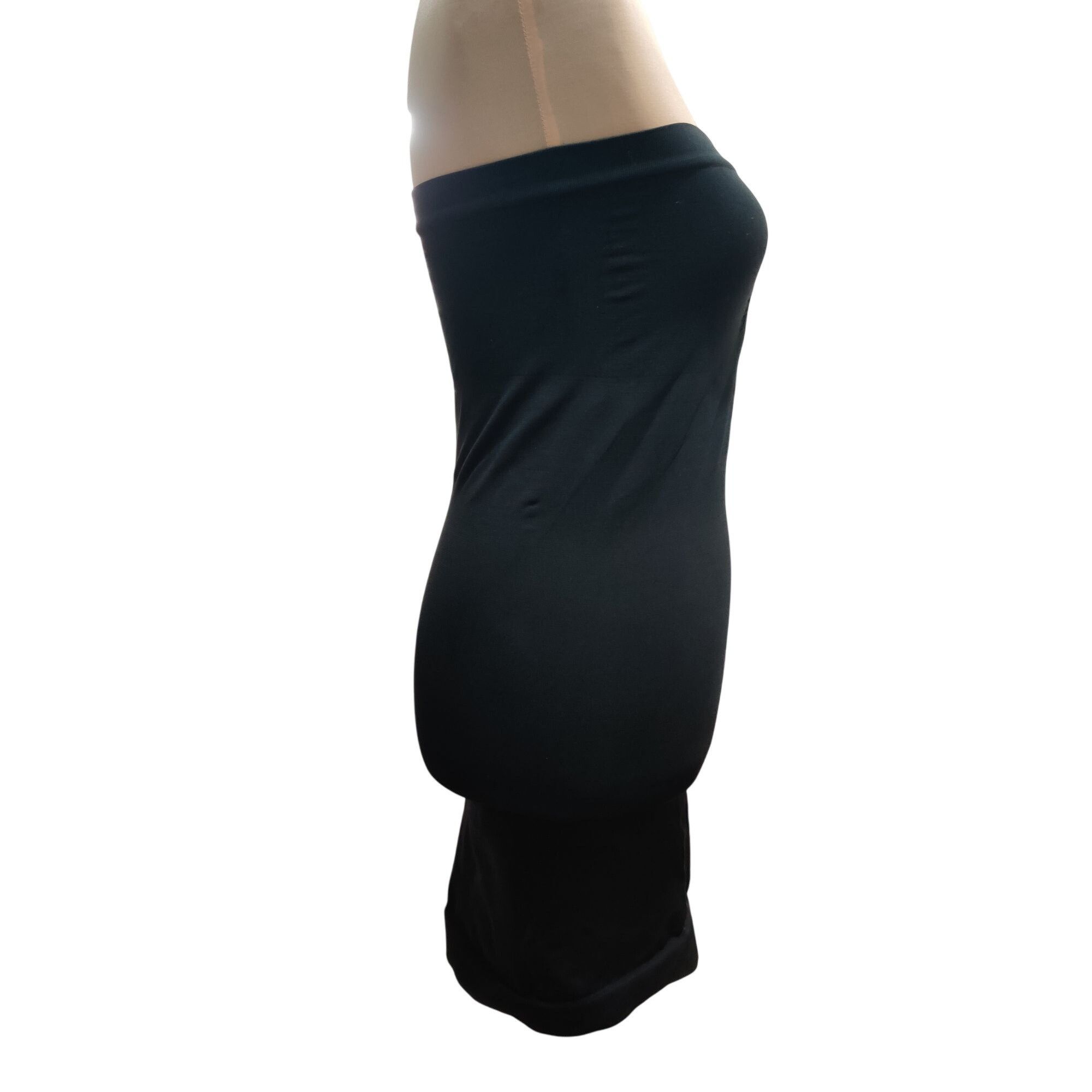 Vintage Barely There 34 Black Strapless Vintage Slip 4293 Light Shap Size ONE SIZE - 6 Thumbnail