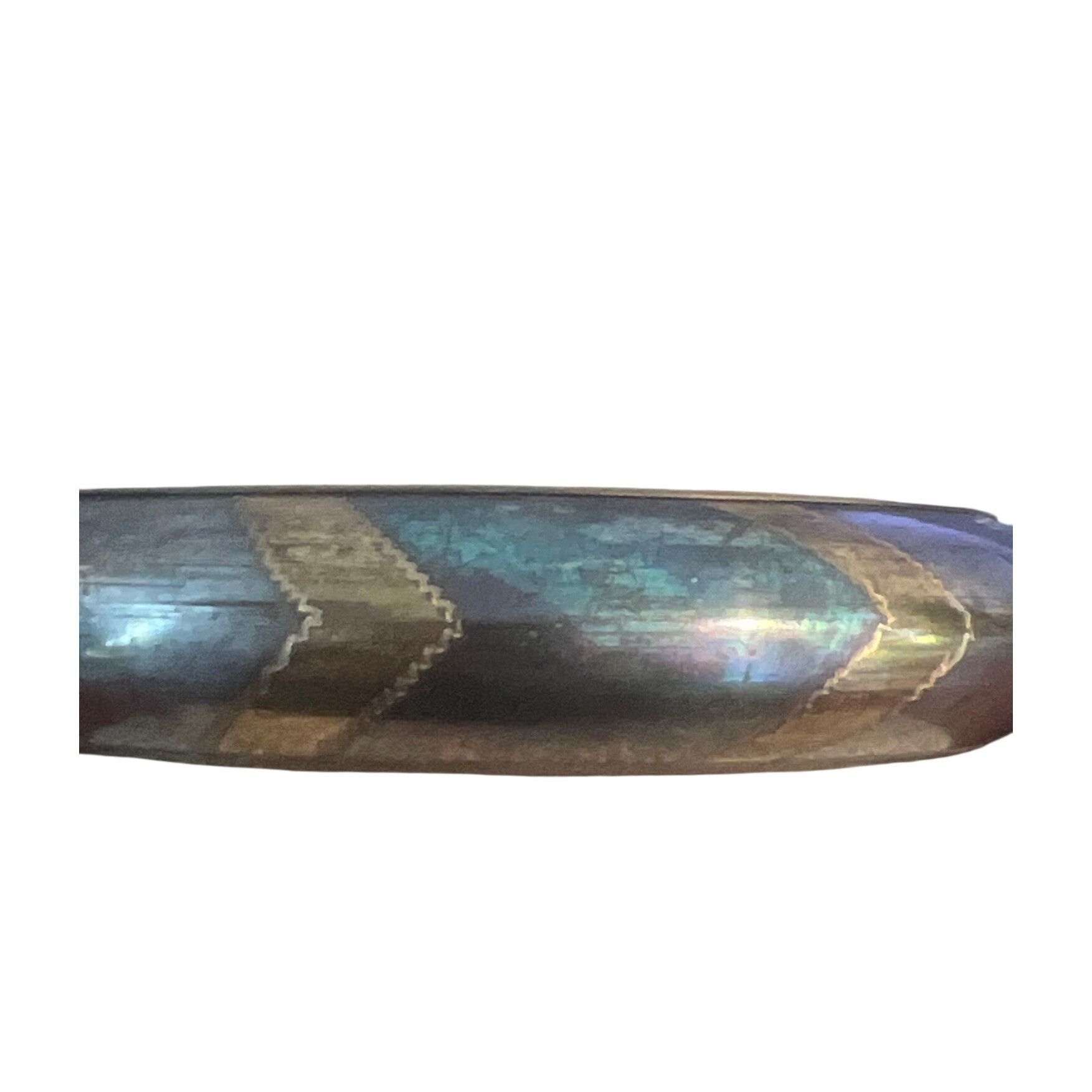 Other Vintage Carol for Eva Graham Brass Bangle Bracelet 2 Tone In Size ONE SIZE - 2 Thumbnail