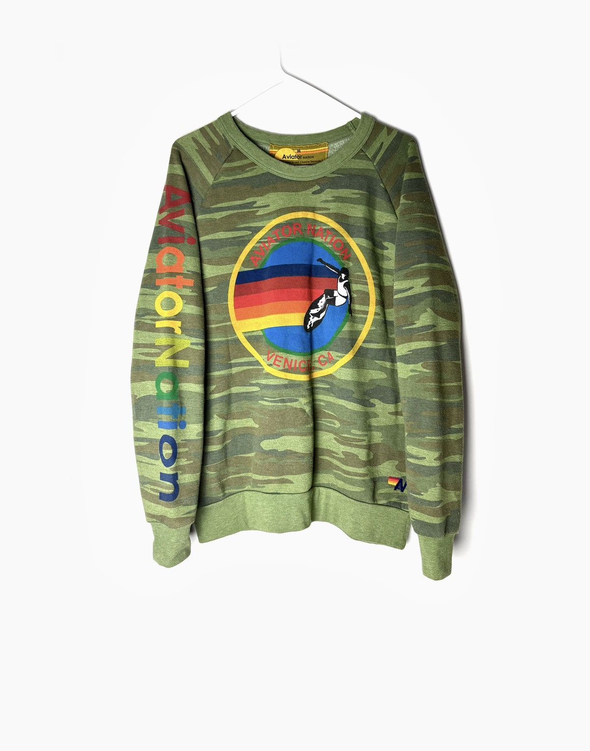 Aviator Nation Aviator Nation Malibu Camo Sweatshirt Size US M / EU 48-50 / 2 - 1 Thumbnail
