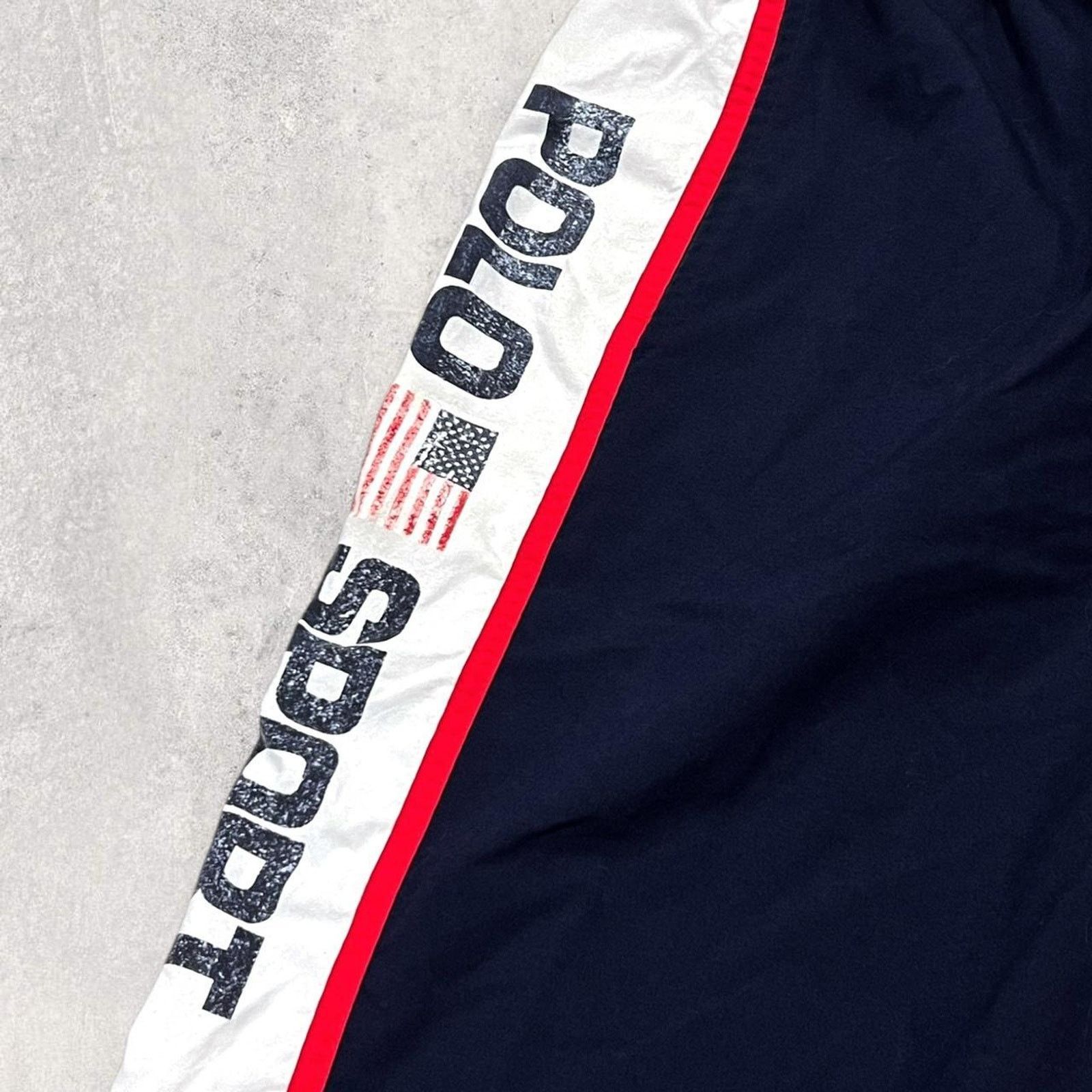 Polo Ralph Lauren Polo Sport by Ralph Lauren (Vintage) Navy Track Pants Size US 30 / EU 46 - 2 Thumbnail