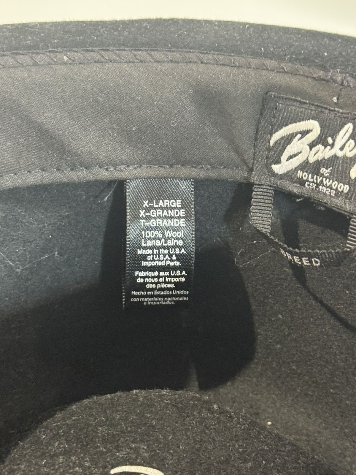 Bailey Hats × Japanese Brand BAILEY of Hollywood Fedora ( XL). Size ONE SIZE - 7 Thumbnail