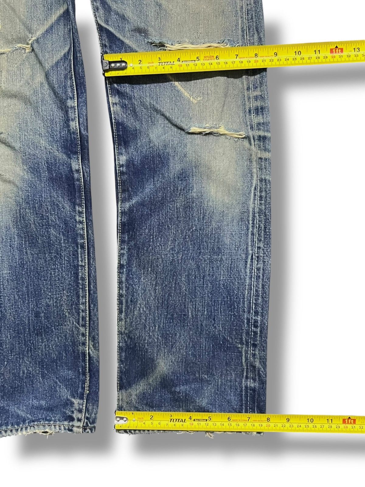 Japanese Brand Vintage Go west Yellow Division Selvedge Denim Japan Size US 29 - 20 Thumbnail