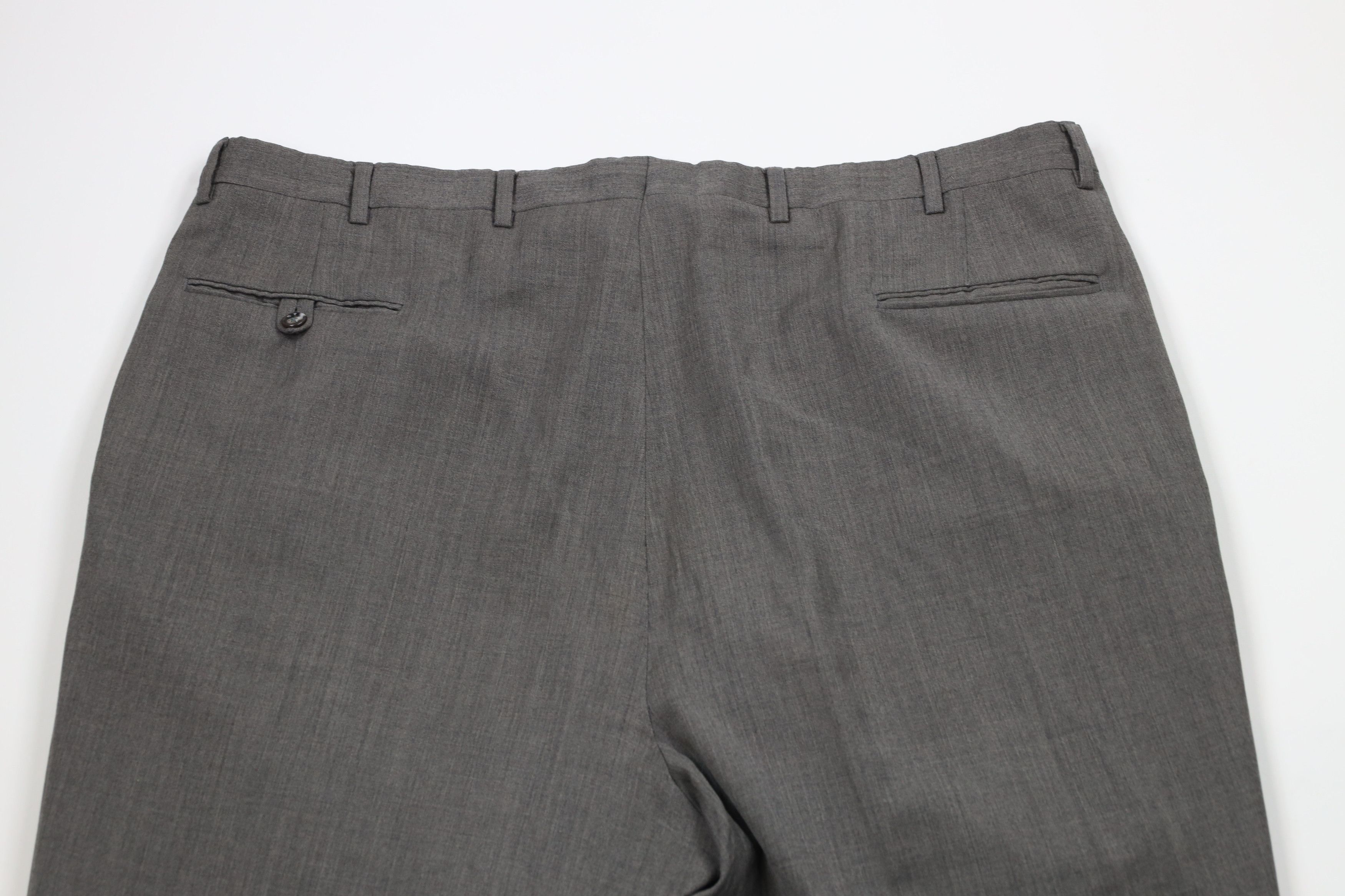 Vintage Vintage 90s Streetwear Cuffed Wool Wide Leg Chino Pants Size US 44 / EU 60 - 12 Thumbnail