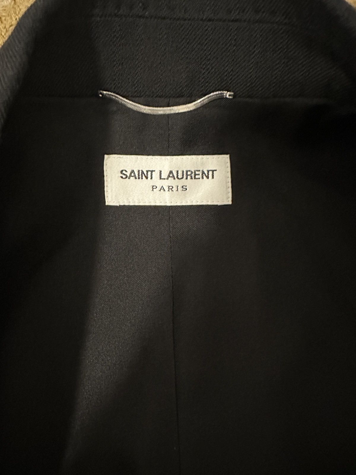Saint Laurent Paris Saint Laurent Black Blazer Size 48S - 5 Thumbnail