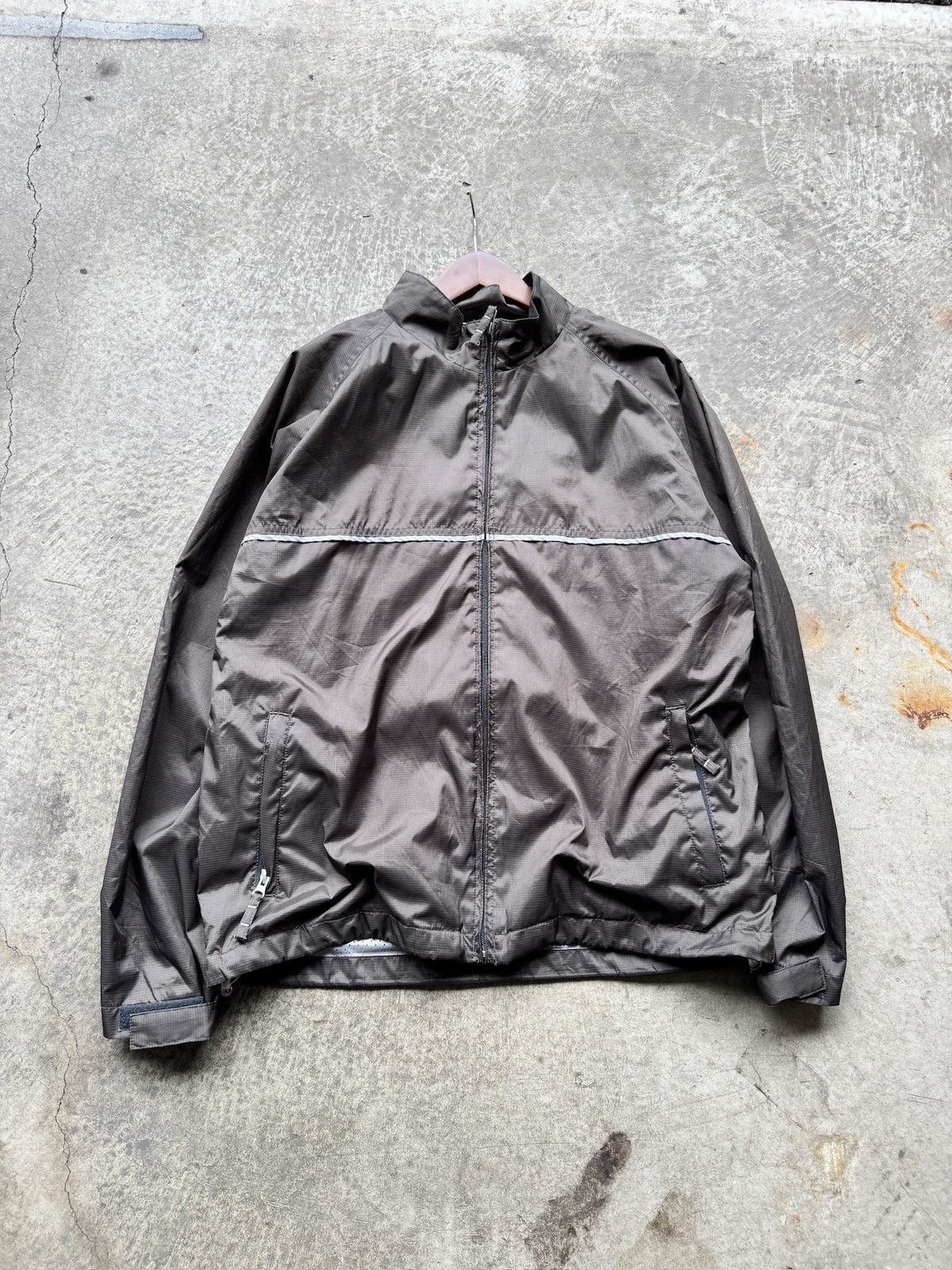 Japanese Brand × Stussy × Vintage Vintage Y2K stussy light rain zip up jacket Size US L / EU 52-54 / 3 - 1 Thumbnail