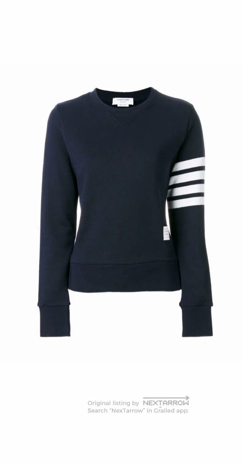 Thom Browne Thom Browne Classic Four Striped Sweatshirt Size XS / US 0-2 / IT 36-38 - 3 Thumbnail