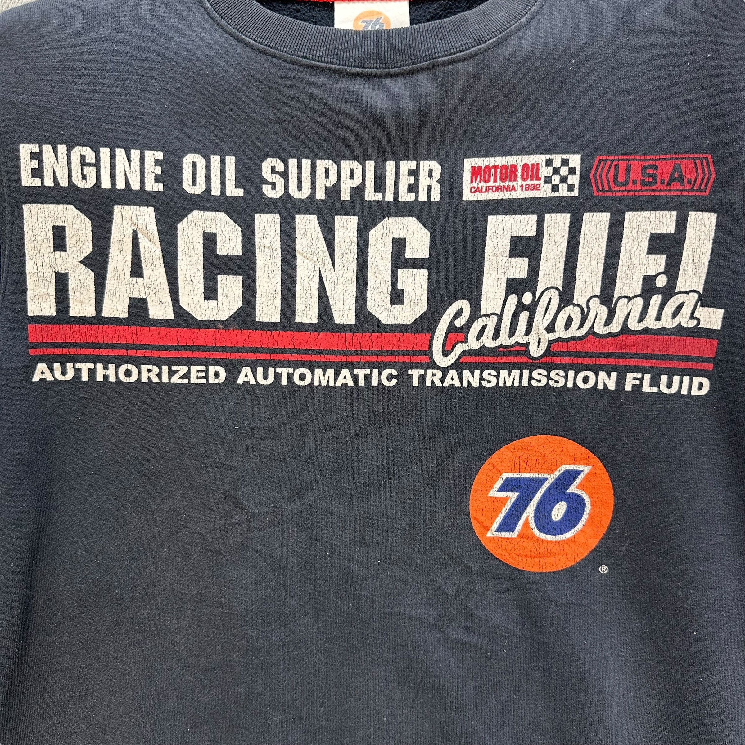 Vintage 76 LUBRICANTS Racing Big Logo Crewneck Sweatshirt #A5-0130 Size US M / EU 48-50 / 2 - 3 Thumbnail