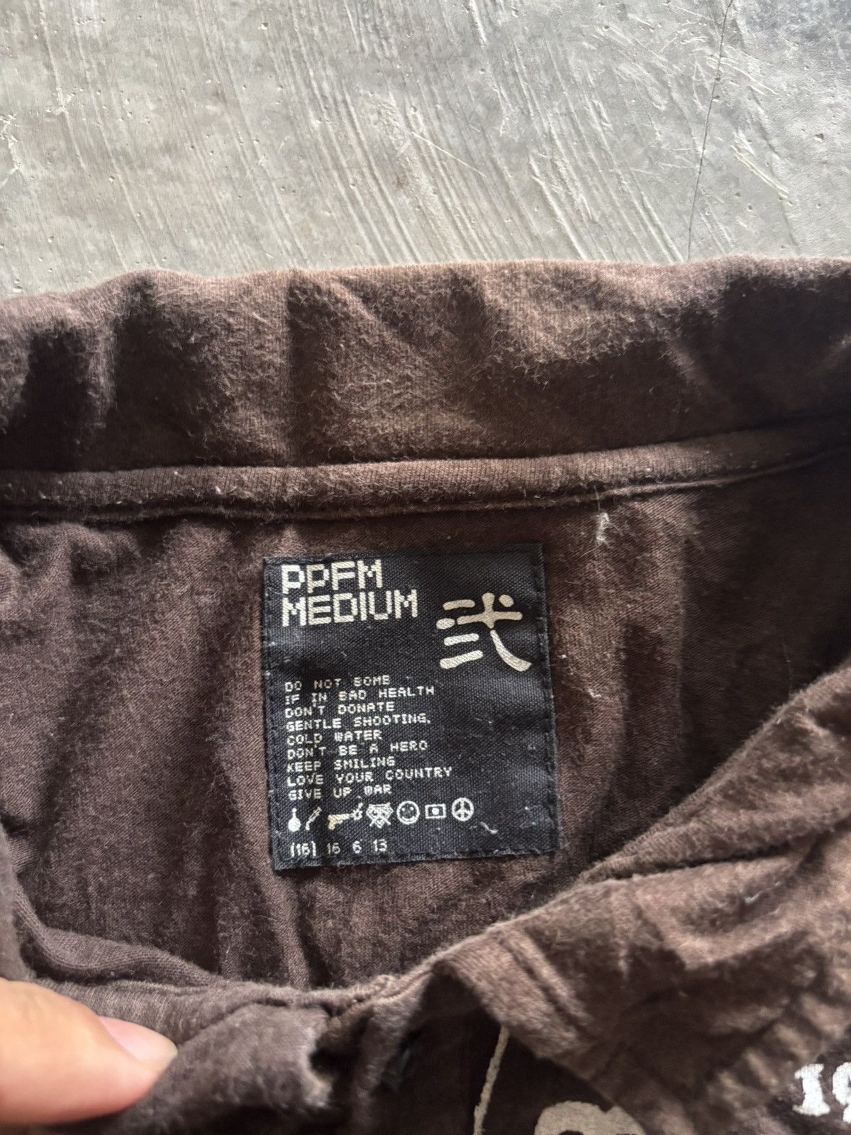 PPFM PPFM Y2K liberatingo donald faded 3 quarter sleeve shirt Size US M / EU 48-50 / 2 - 2 Thumbnail