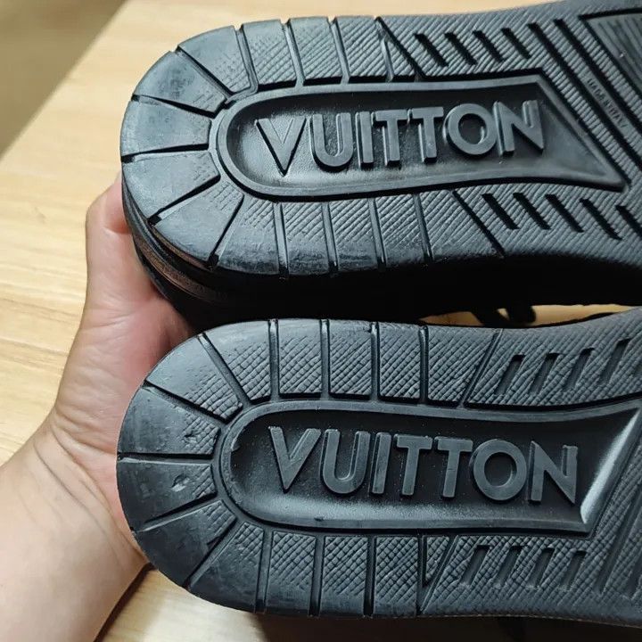 Louis Vuitton Louis Vuitton Black Trainer Sneakers -2508 Size US 7.5 / EU 40-41 - 5 Thumbnail