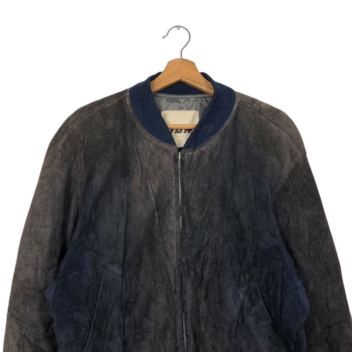 Japanese Brand 📌Vintage Bomber Leather Jacket Jun Men Suede Issey Miyake Size US M / EU 48-50 / 2 - 4 Thumbnail