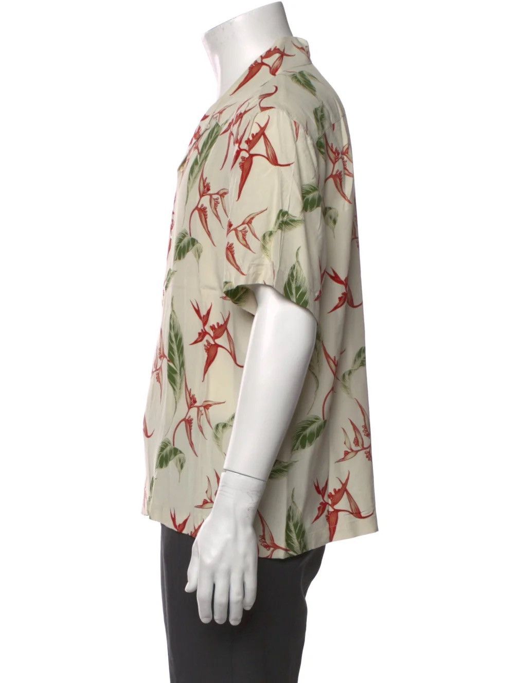 Sandro Sandro Paris Tropical Print Short Sleeve Size US S / EU 44-46 / 1 - 7 Thumbnail