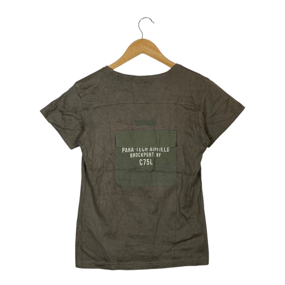 Avirex Avirex Military Pocket Tee Olive Green Utility T-Shirt Japan Size US M / EU 48-50 / 2 - 4 Thumbnail