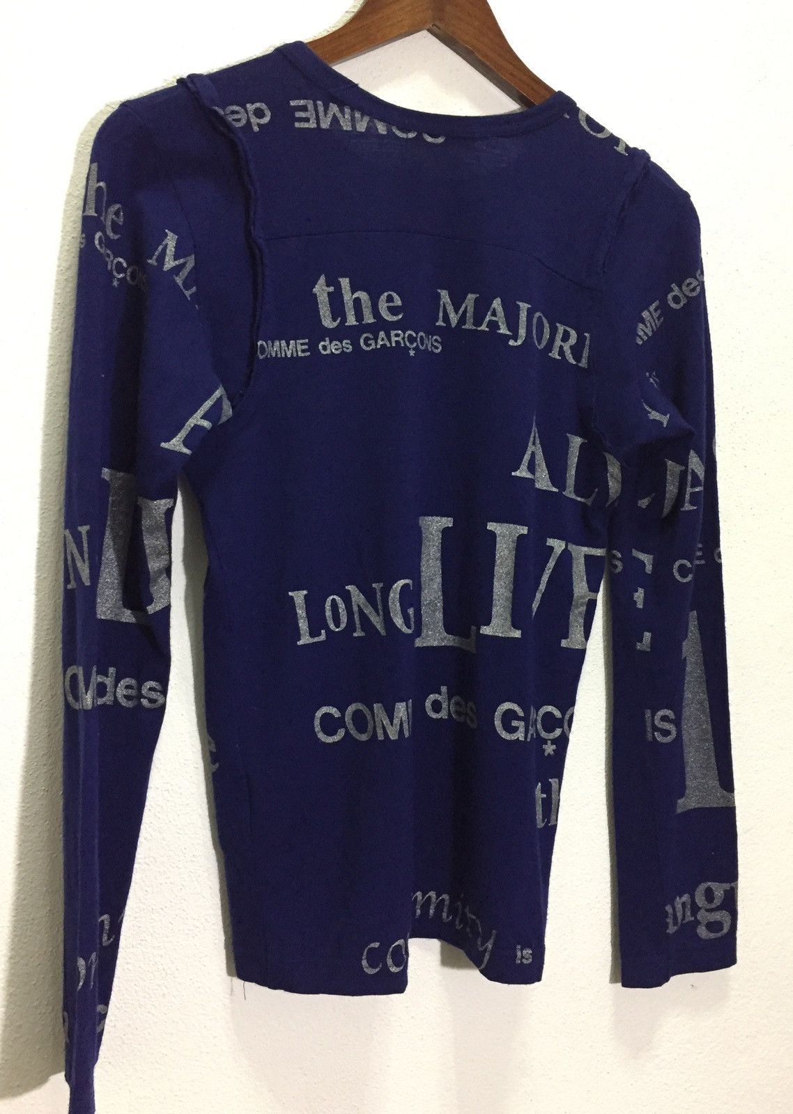 Comme des Garcons AD2003 Comme Des Garcons Conformity+Corruption AOP Wool Tee Size S / US 4 / IT 40 - 6 Thumbnail