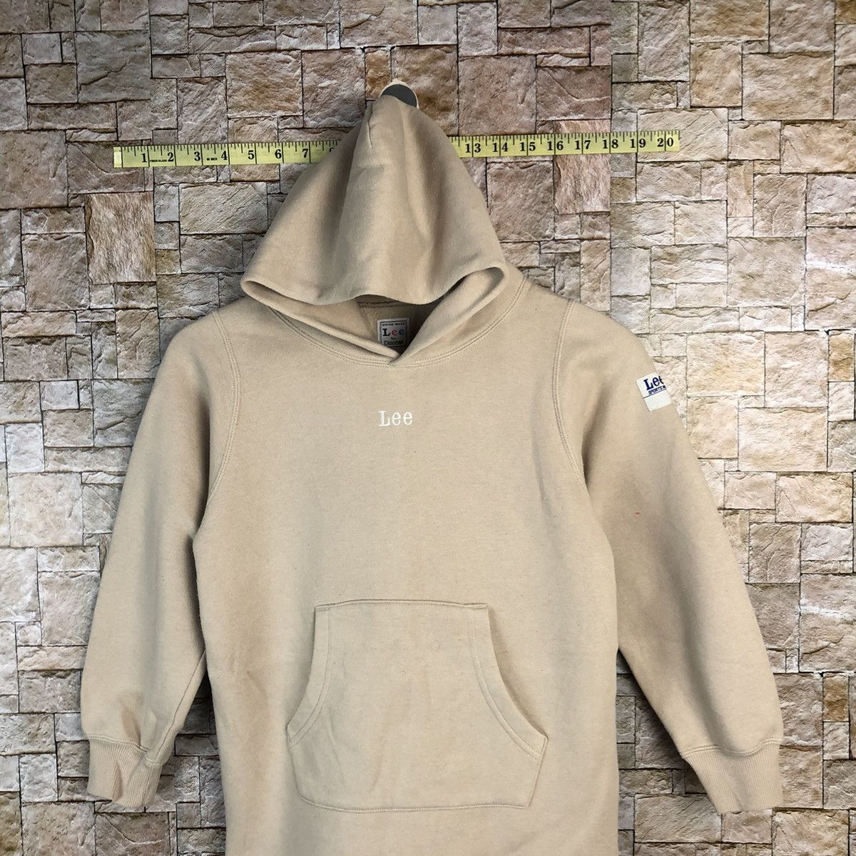 Japanese Brand × Lee Lee Brown long sweatshirt Hoodie #A872 Size XS / US 0-2 / IT 36-38 - 2 Thumbnail