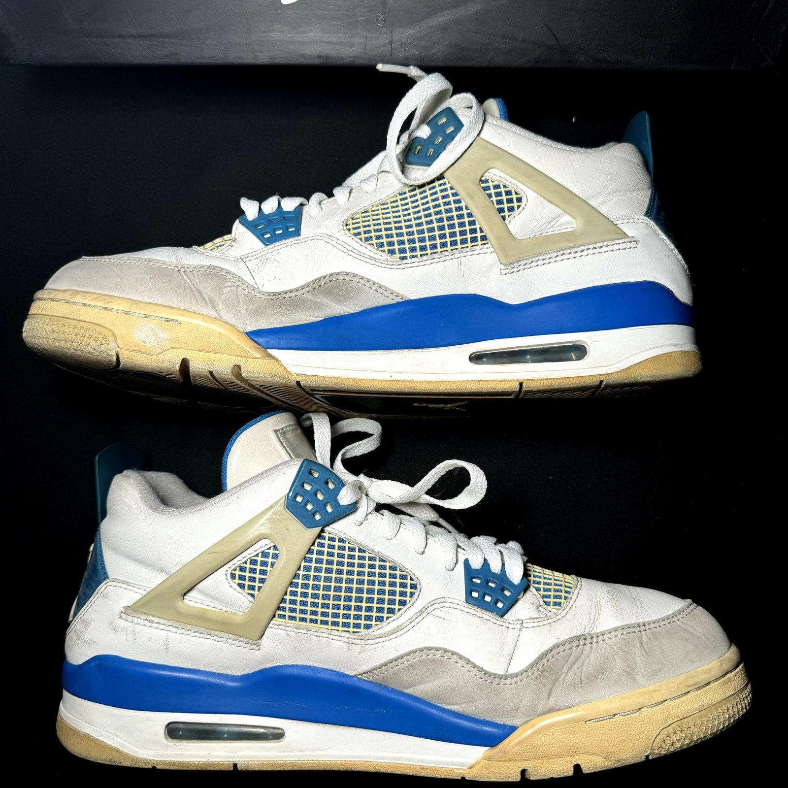 Jordan Brand × Nike Size 12 - Air Jordan 4 Retro Military Blue 2012 Men's Shoes Size US 12 / EU 45 - 3 Thumbnail