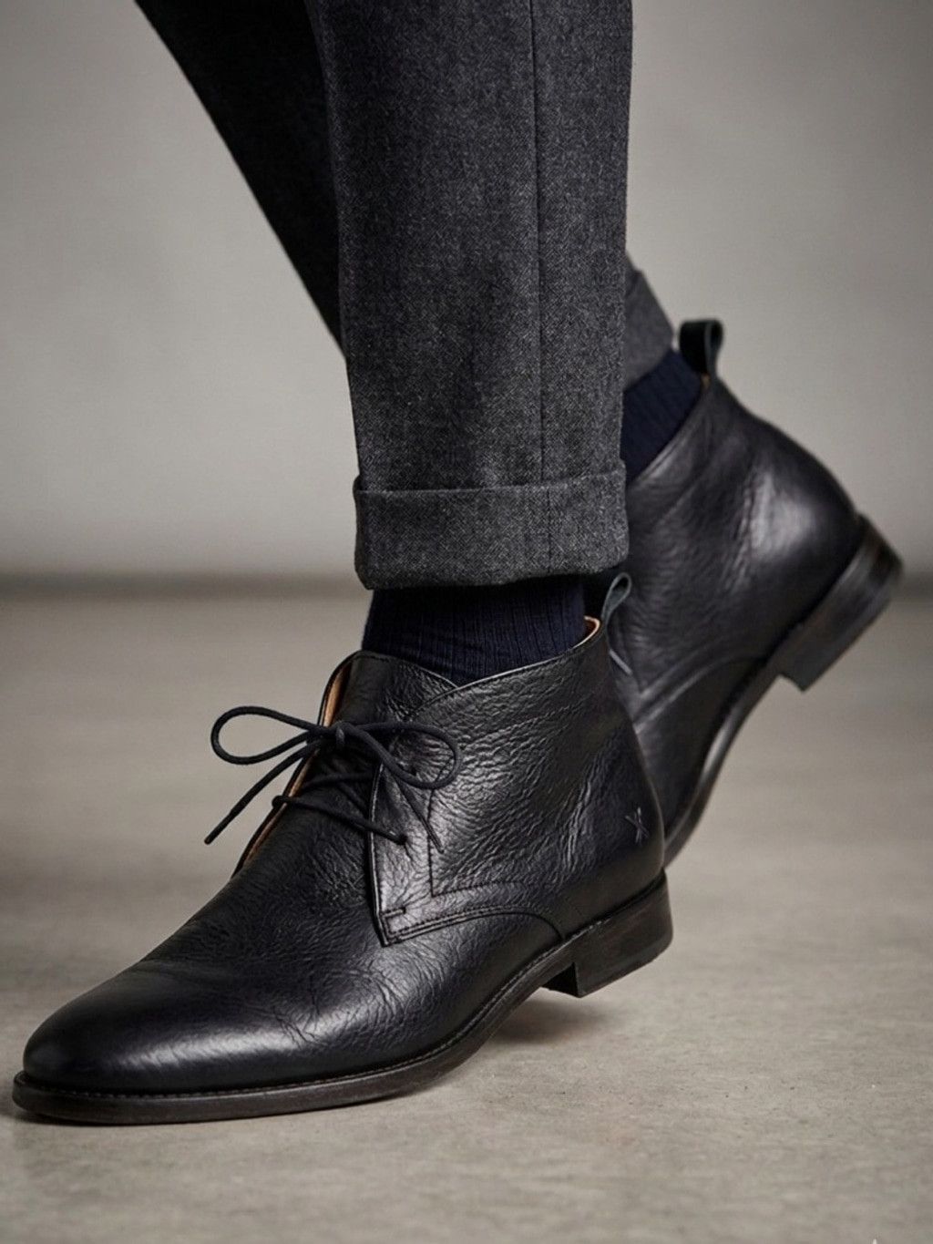 gravitypope Gravitypope Black Leather Chukka Dress Boots Size 42 Size US 9 / EU 42 - 1 Thumbnail