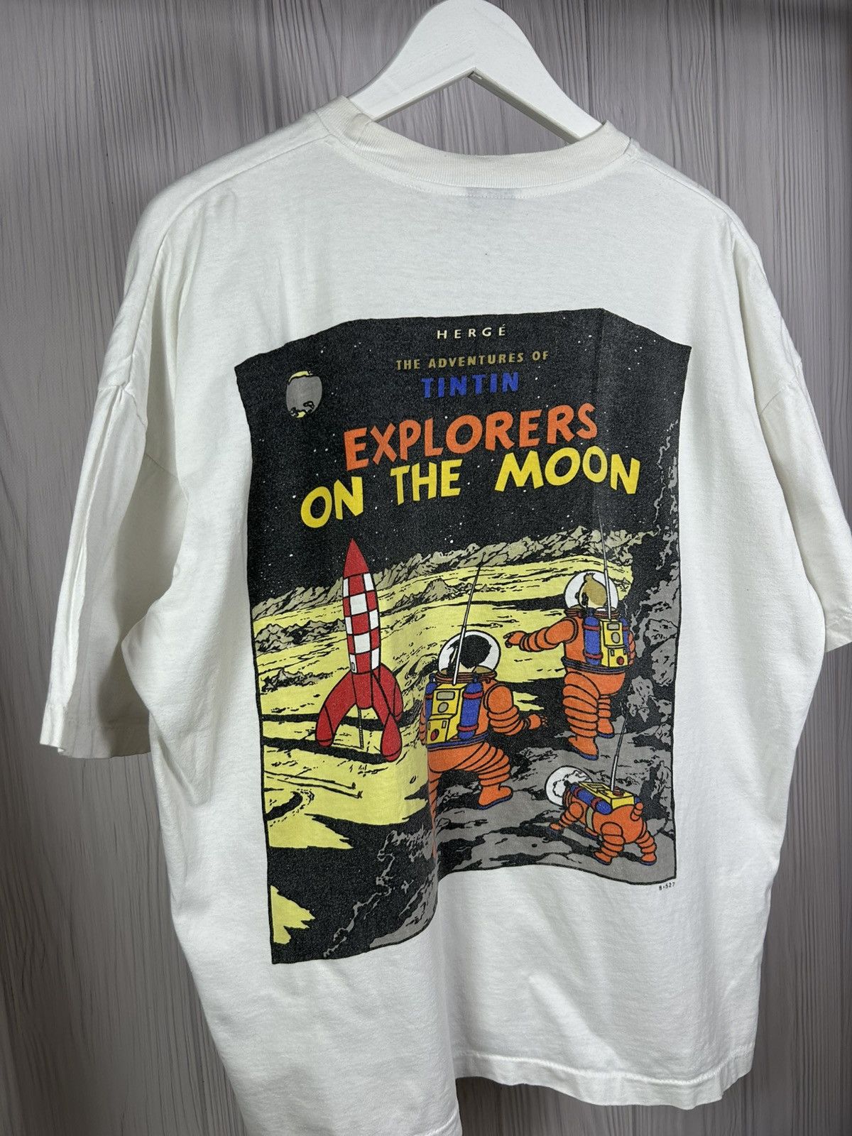 Vintage Vintage The Adventures Of Tintin Explorers On The Moon Sz XL Size US XL / EU 56 / 4 - 3 Thumbnail