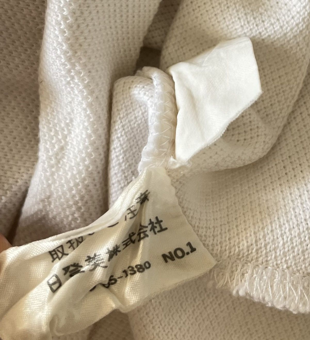 Issey Miyake Vintage issey miyake im product logo white polo shirt Size US M / EU 48-50 / 2 - 4 Thumbnail