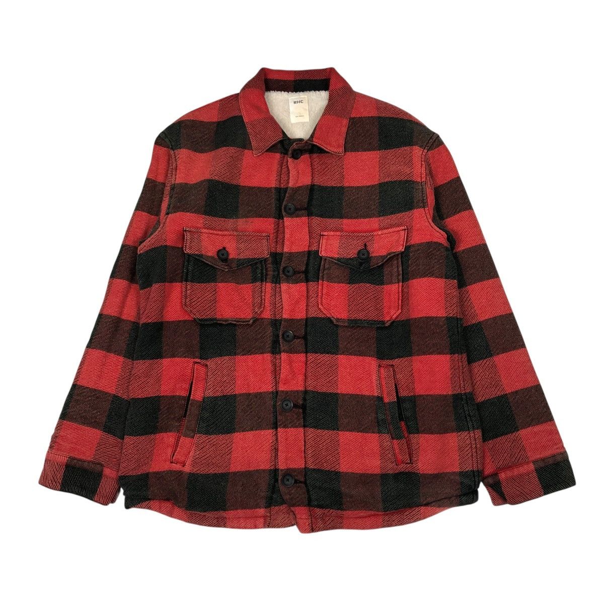 Japanese Brand 🔥VINTAGE FLANNEL JACKET BLANKET RHC TARTAN ISSEY MIYAKE Size US M / EU 48-50 / 2 - 1 Thumbnail