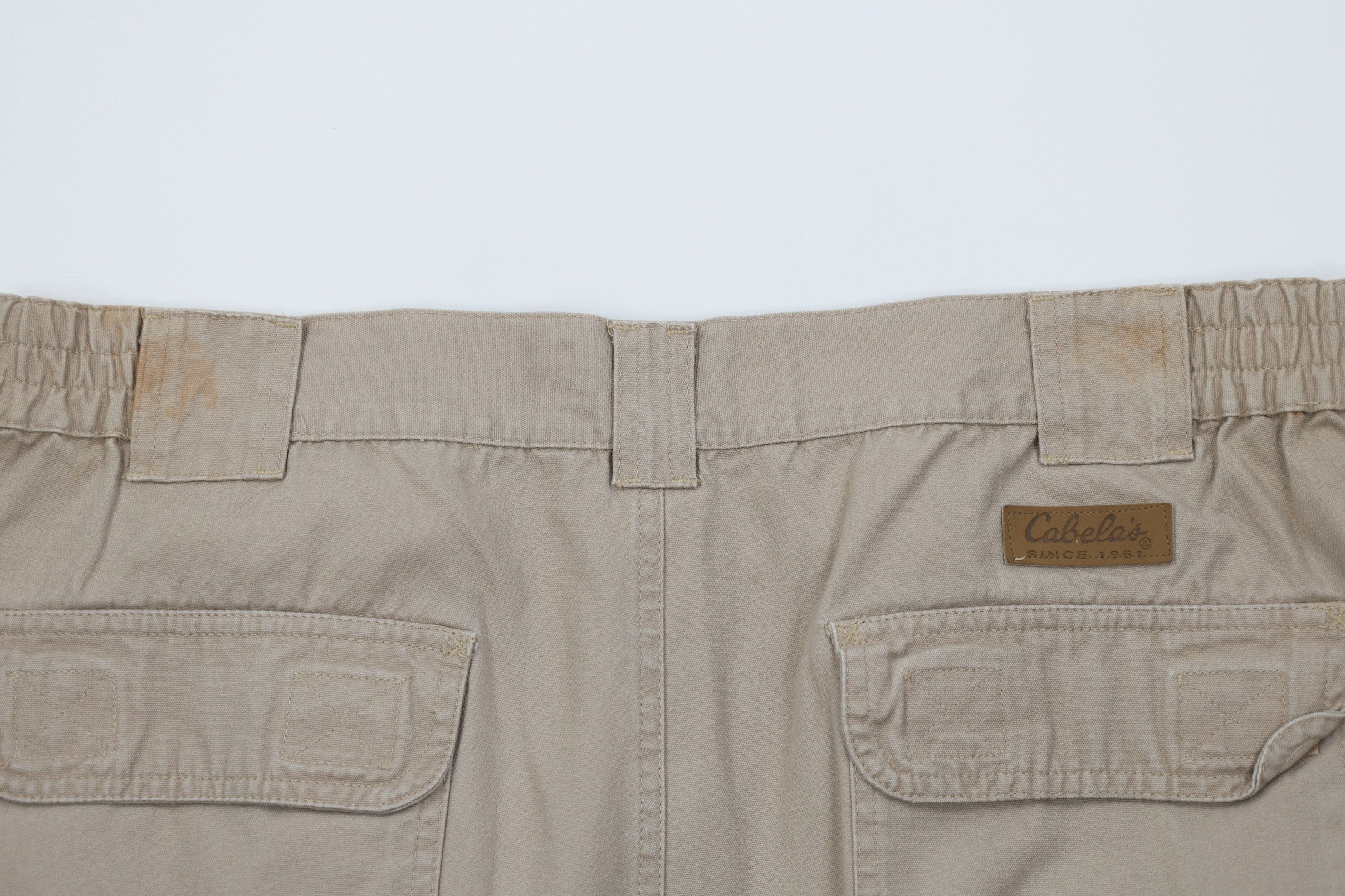 Cabelas Vintage 90s Y2K Cabelas Knee Wide Leg Cargo Pants Canvas Size US 38 / EU 54 - 10 Thumbnail