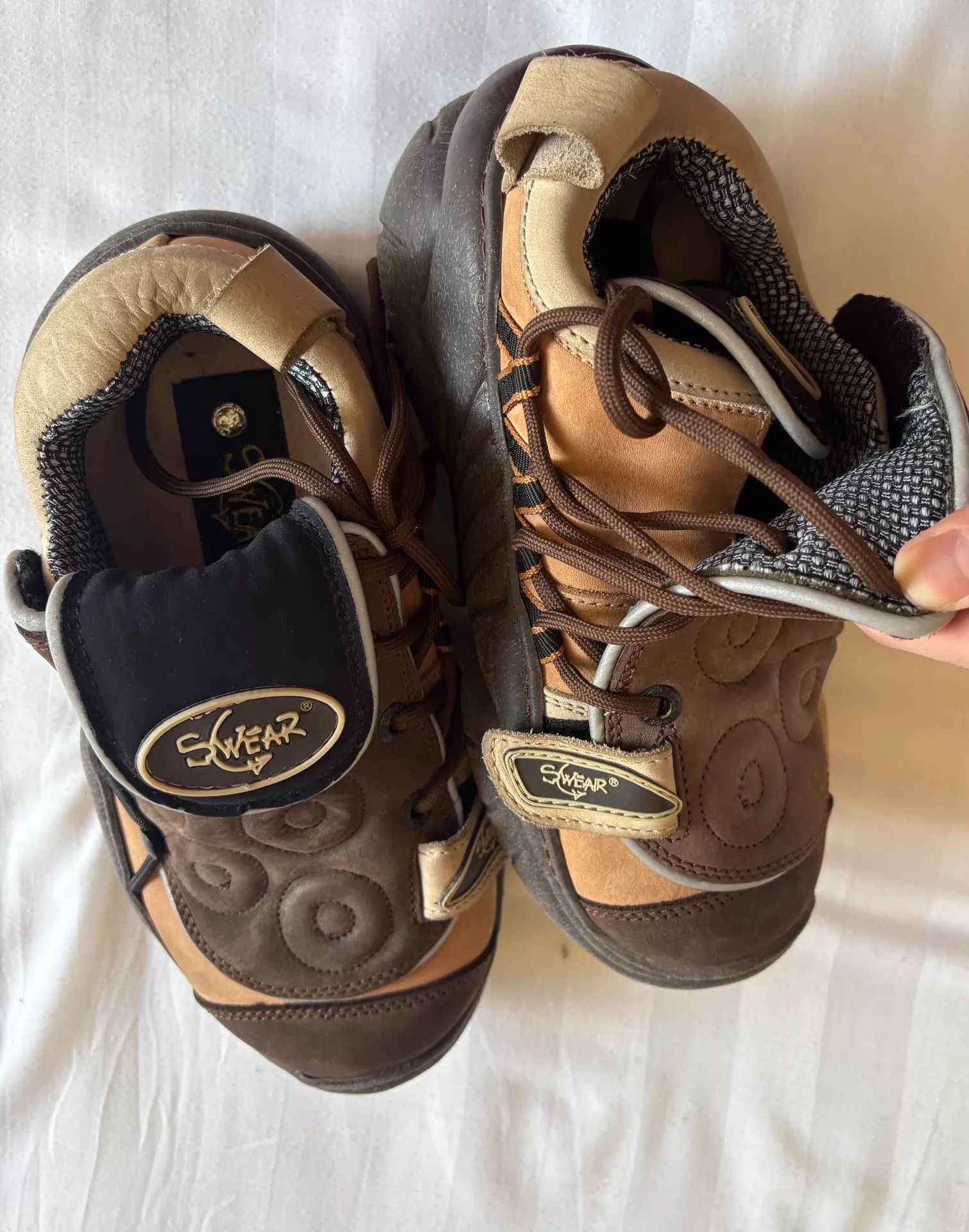 Other Swear Vintage Alien Bread Loafer Flap Hidden Laces 36 (Fits 38) Size US 5.5 / IT 35.5 - 7 Thumbnail
