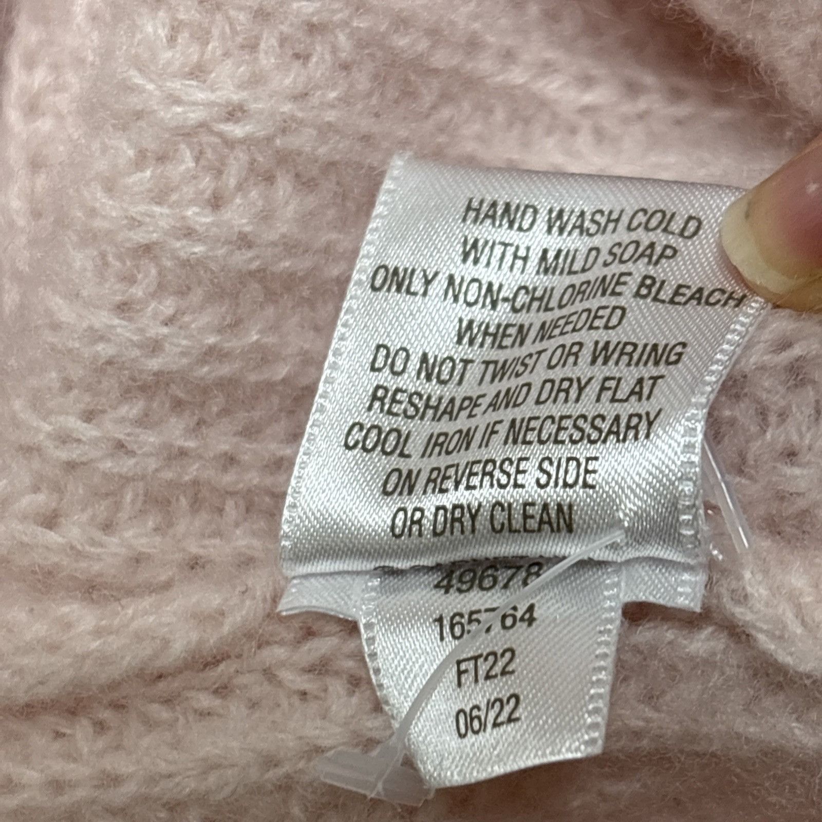 Other Garnet Hill Sweater Womens Small Pink Cashmere Button Should Size S / US 4 / IT 40 - 9 Thumbnail
