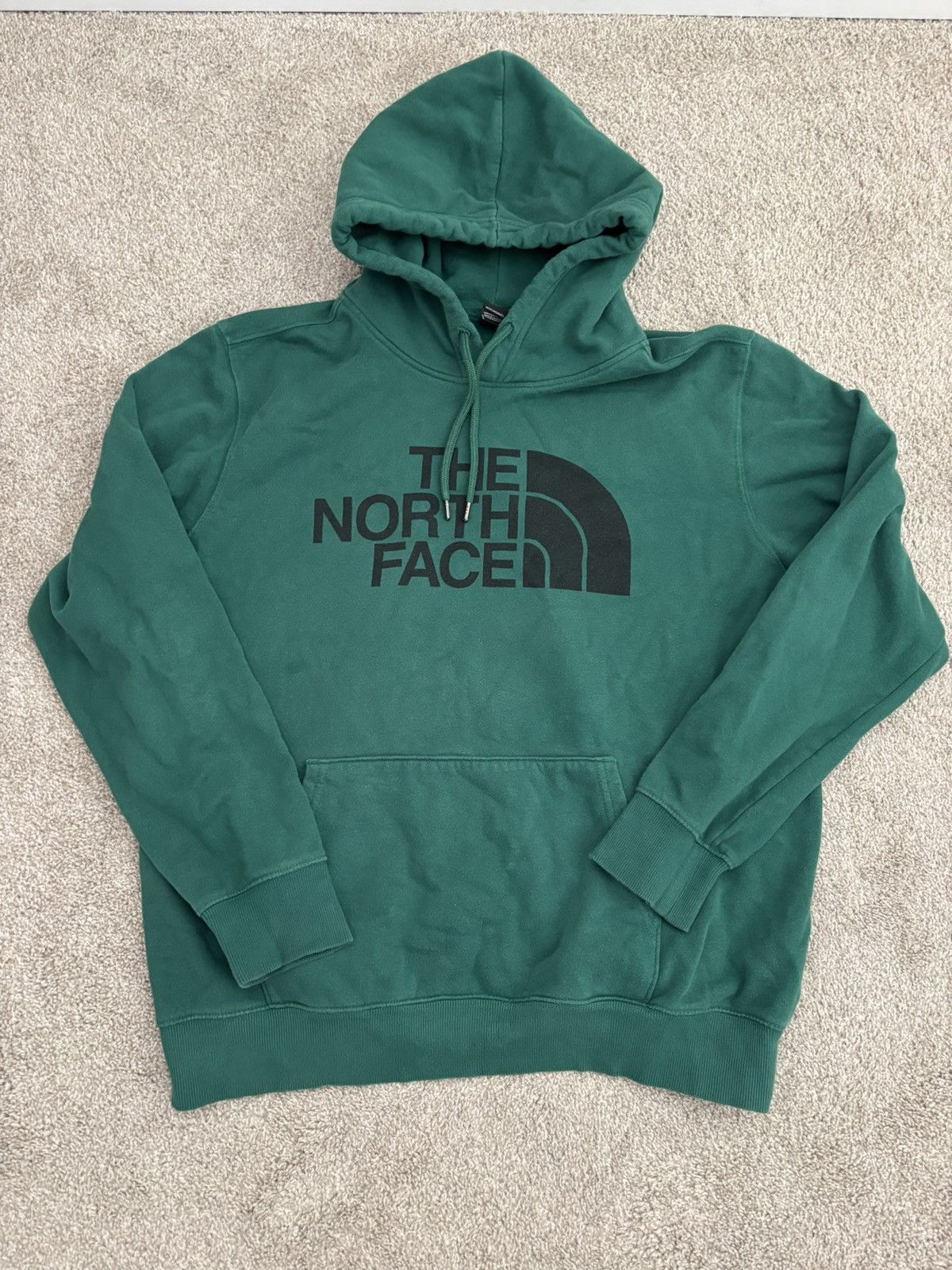 The North Face Vintage North Face Green Hoodie Size US XL / EU 56 / 4 - 1 Thumbnail