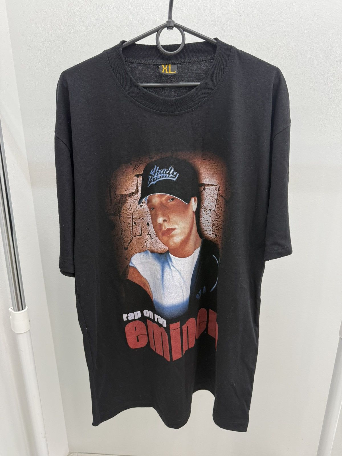 Band Tees × Eminem × Rap Tees Vintage 90s Eminem Printed Short Sleeve T-Shirt Tee Size US XL / EU 56 / 4 - 1 Thumbnail