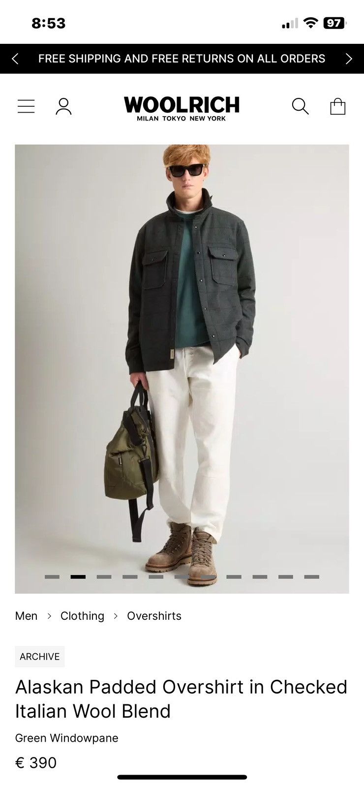 Woolrich Woolen Mills new AW24/25 Size US M / EU 48-50 / 2 - 9 Thumbnail