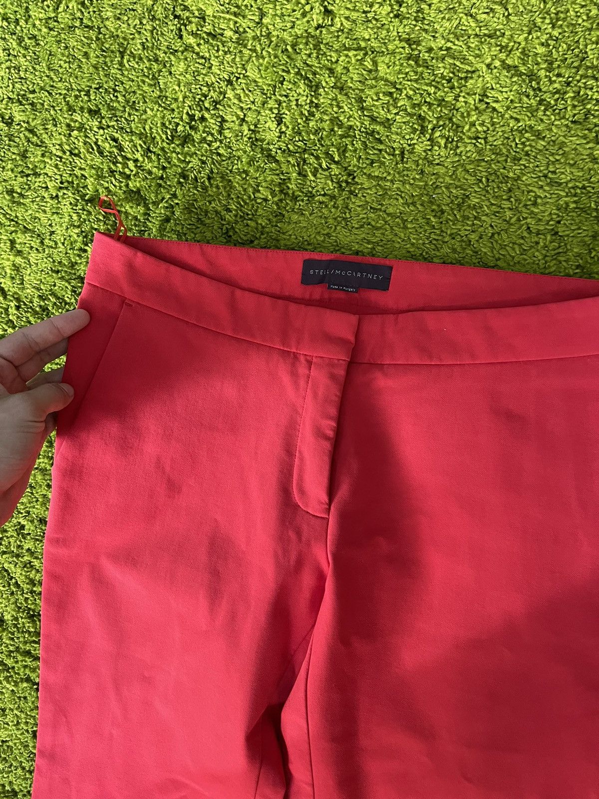 Designer × Stella McCartney Stella McCartney red pants trousers Size 30" / US 8 / IT 44 - 3 Thumbnail
