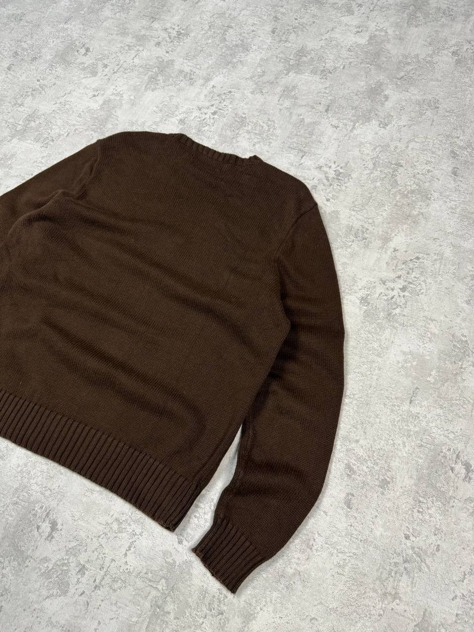 Polo Ralph Lauren Vintage Polo Ralph Lauren y2k Knitted Brown Sweater Size US L / EU 52-54 / 3 - 9 Thumbnail