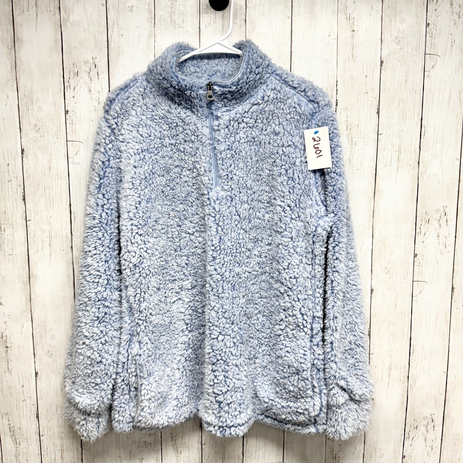 Weatherproof Weatherproof Sweater Size Large Blue Sherpa Fleece Pullover Size L / US 10 / IT 46 - 1 Thumbnail