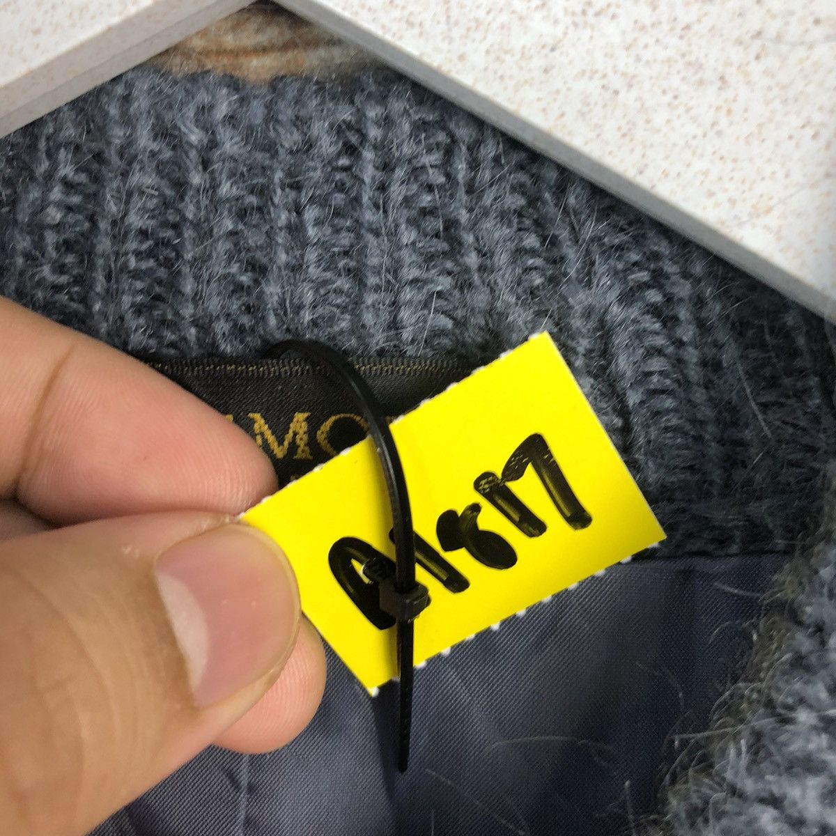 Homespun Knitwear × Japanese Brand Pre Move Grey art vintage Knitwear #A1818 Size L / US 10 / IT 46 - 9 Thumbnail